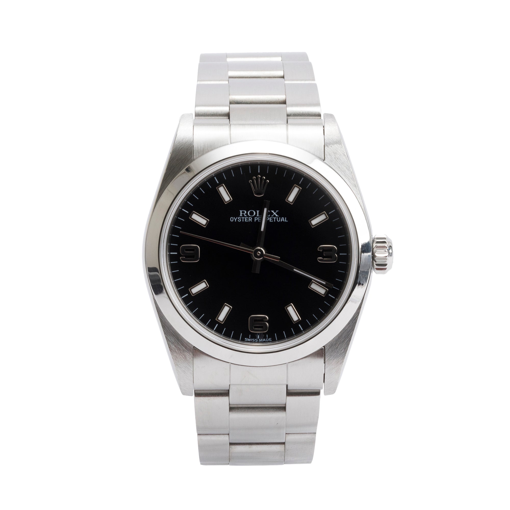 Rolex Stainless Steel Oyster Perpetual 31 MM Automatic Watch 77080 w/ Box