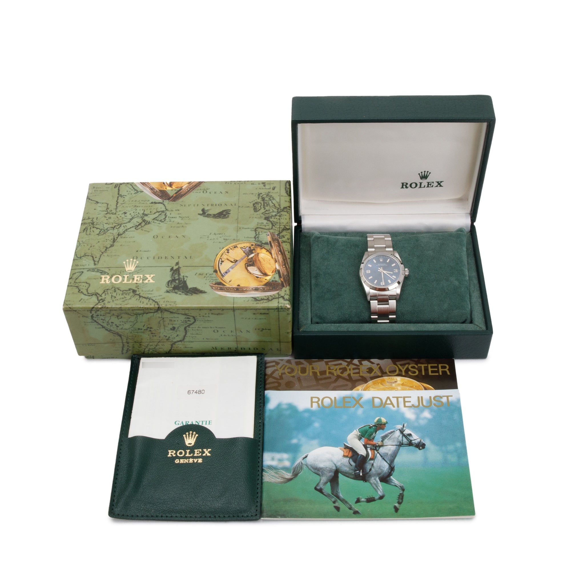 Rolex Stainless Steel Oyster Perpetual 31 MM Watch w/ Box & Papers