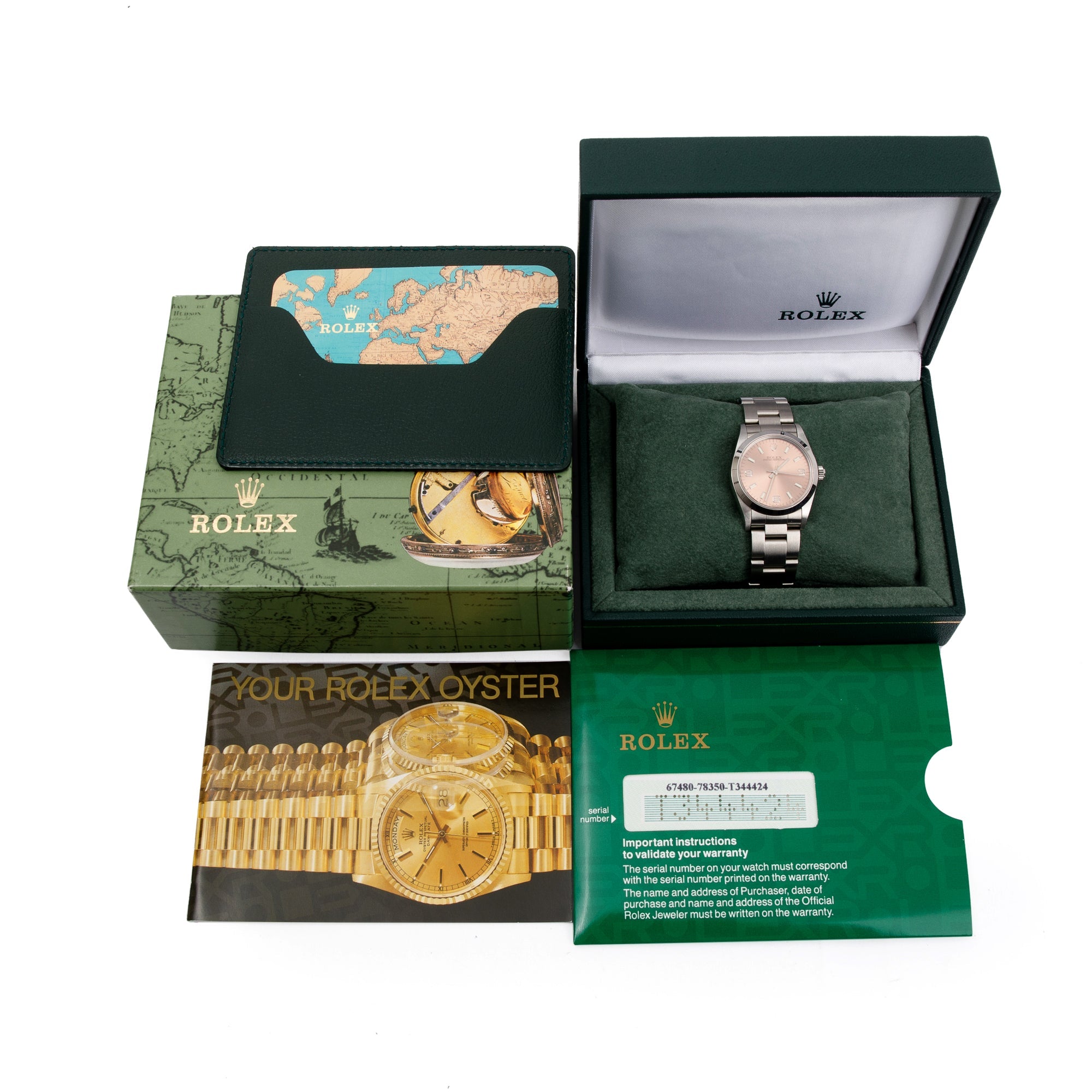 Rolex Stainless Steel Oyster Perpetual 31 MM Watch w/ Box & Papers