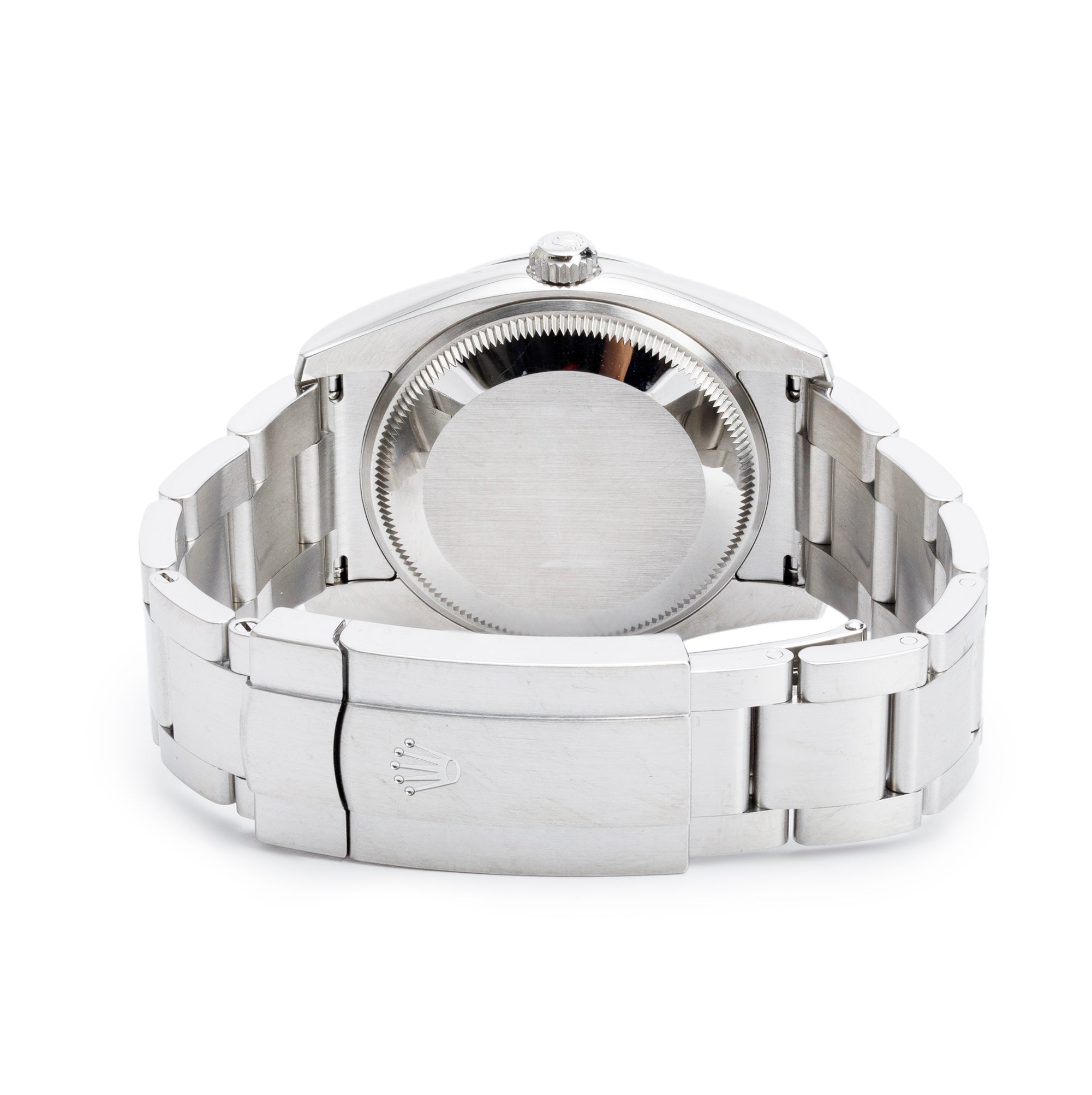 Rolex Stainless Steel Oyster Perpetual 34 MM Automatic Watch Black Dial 114200 w/ Box