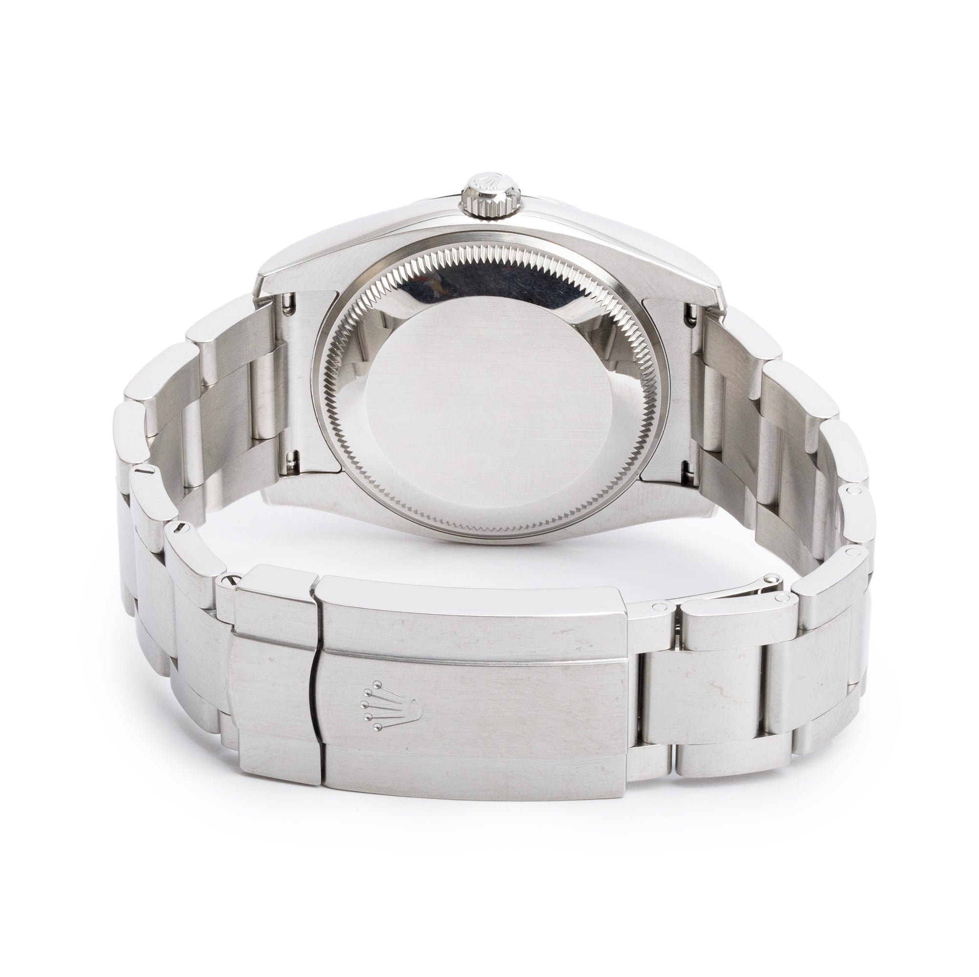 Rolex Stainless Steel Oyster Perpetual Air King 34 MM Automatic Watch Blue Dial 114200 w/ Box & Papers