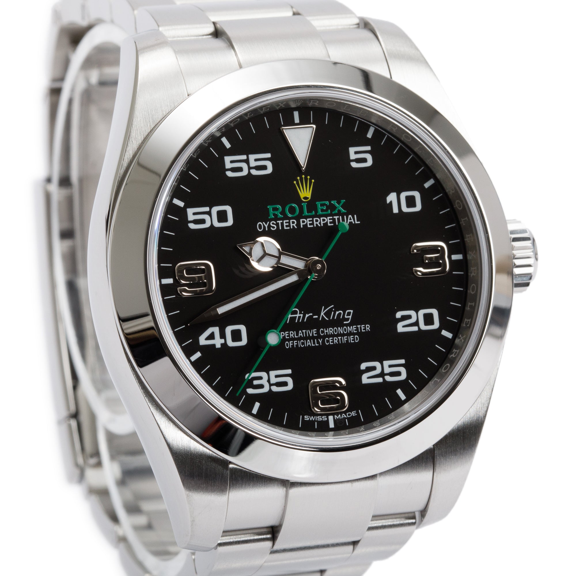 Rolex Stainless Steel Oyster Perpetual Air King 40 MM Watch 116900 W/ Box