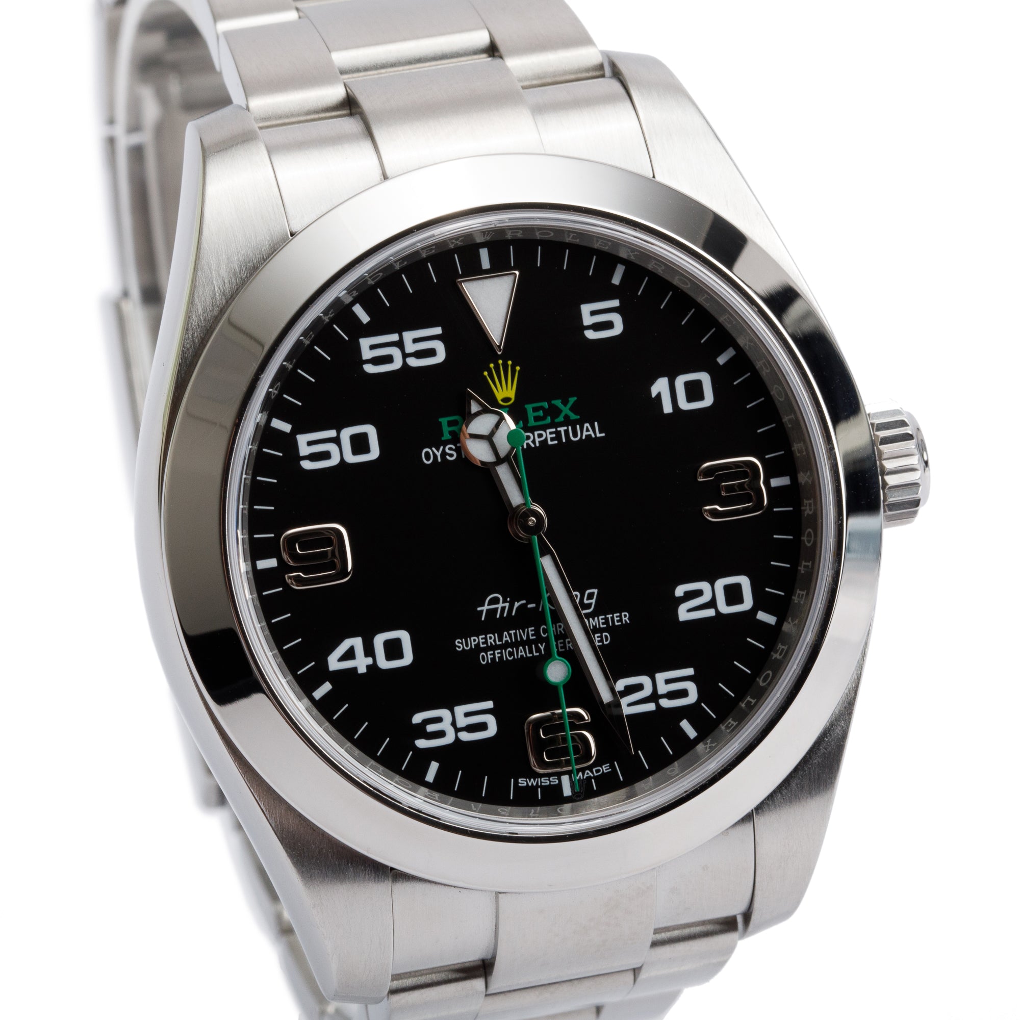 Rolex Stainless Steel Oyster Perpetual Air King 40 MM Watch 116900 W/ Box & Papers