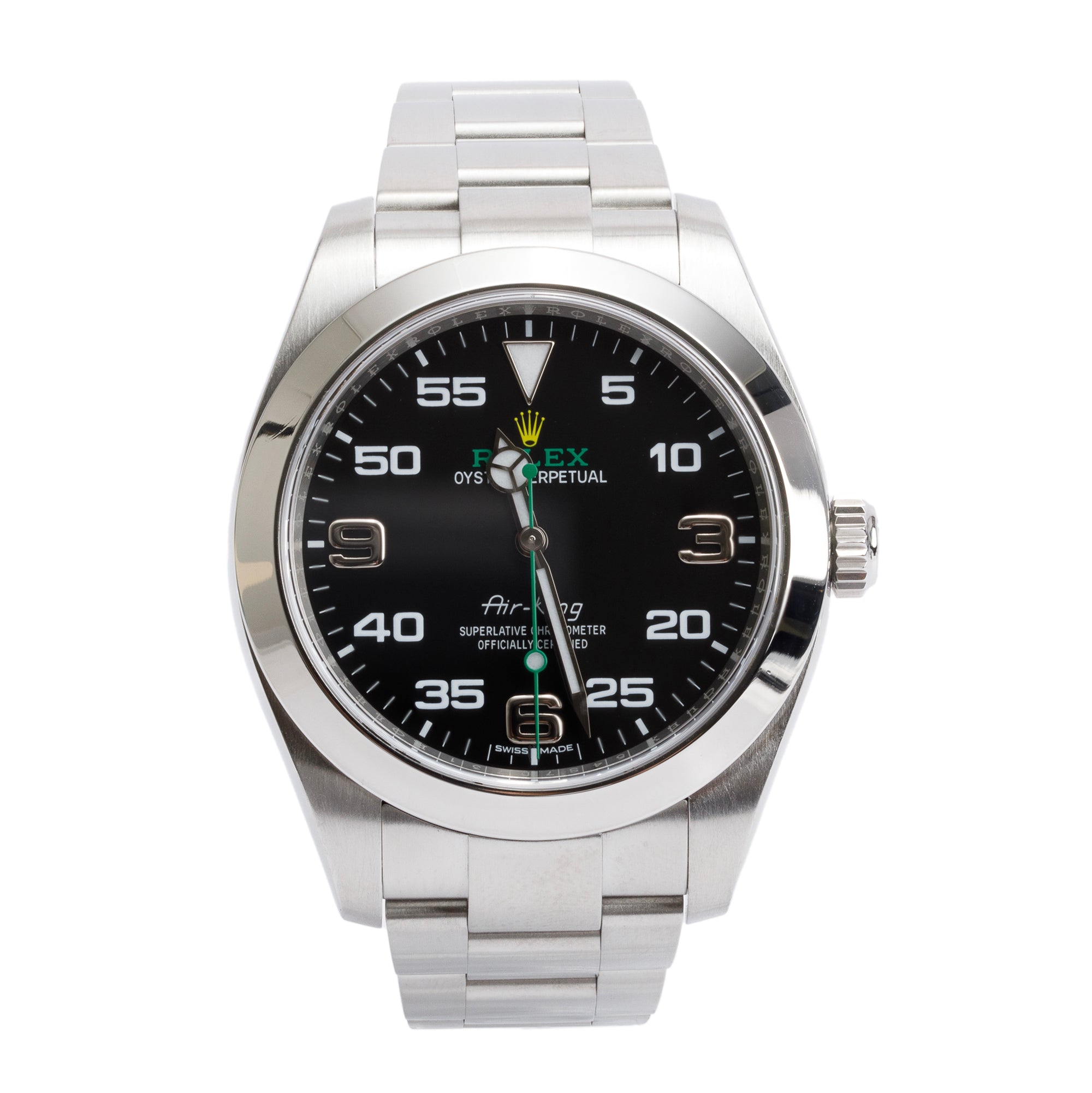 Rolex Stainless Steel Oyster Perpetual Air King 40 MM Watch 116900 W/ Box & Papers