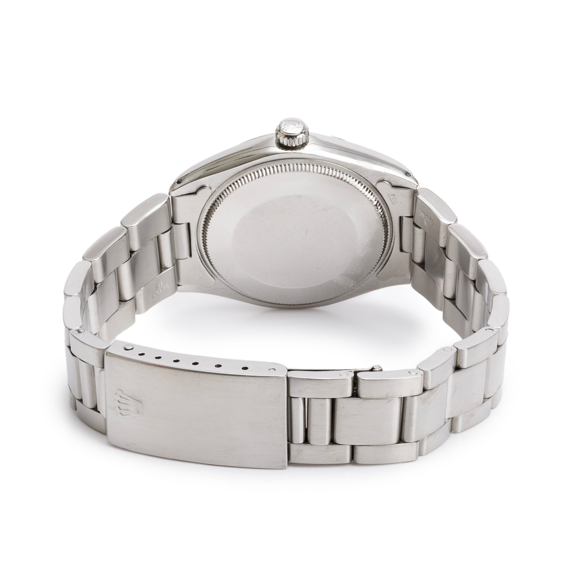 Rolex Stainless Steel Oyster Perpetual Black Dial 34 MM Automatic Watch 1002