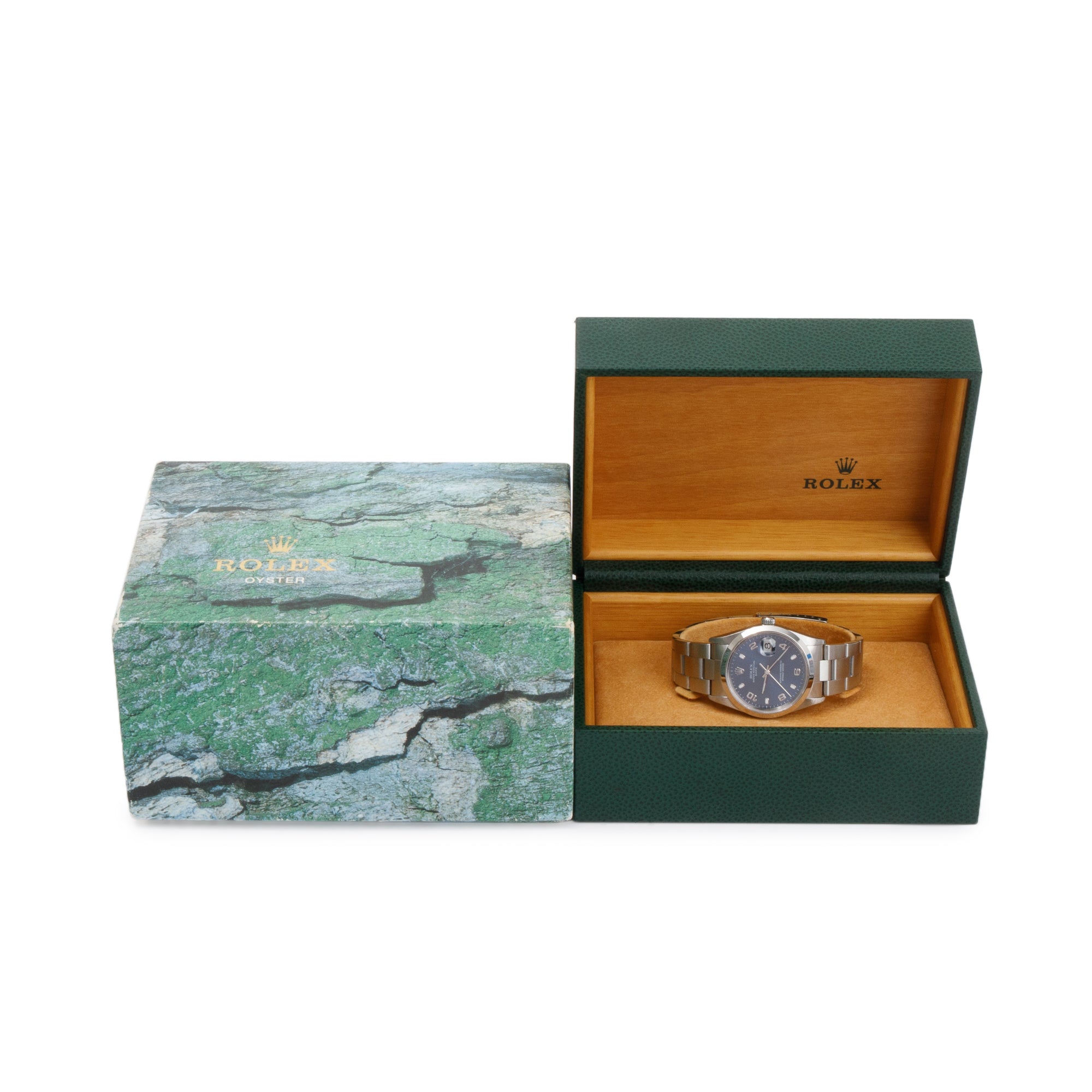 Rolex Stainless Steel Oyster Perpetual Date 34 MM Watch w/ Box