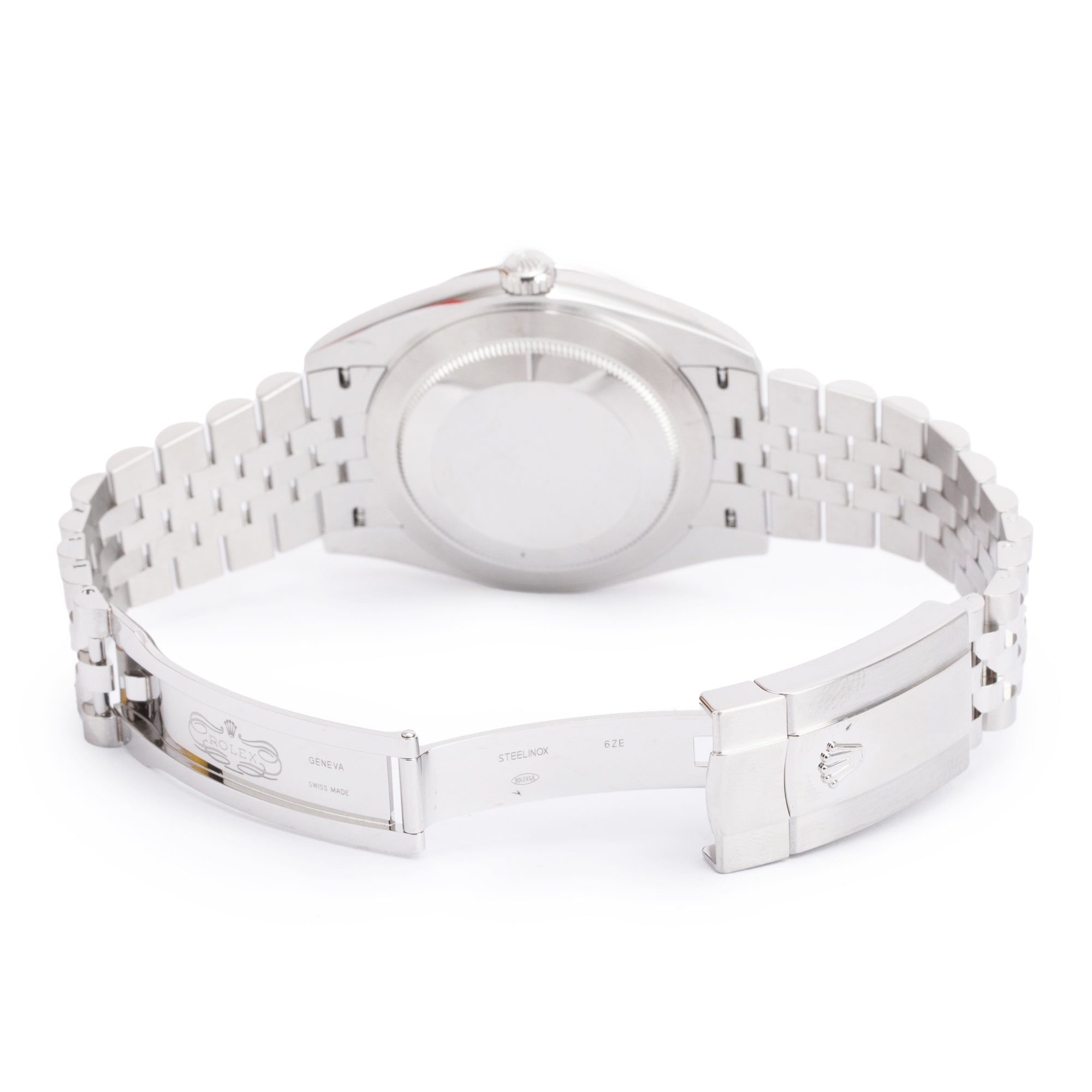 Rolex Stainless Steel Oyster Perpetual Datejust 41 MM Watch Blue Dial 126334 w/ Box & Papers