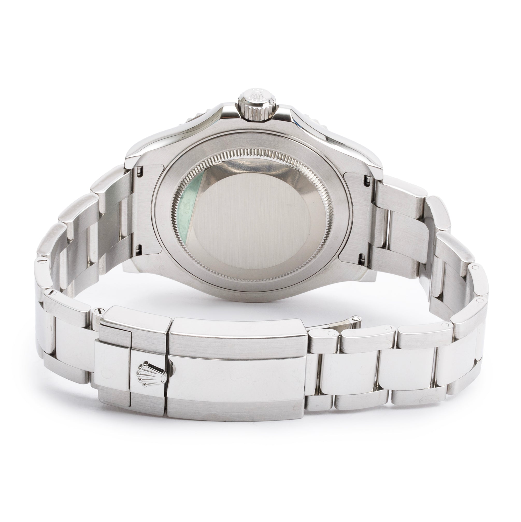 Rolex Stainless Steel & Platinum Yacht-Master Date 40 MM Automatic Watch 116622 w/ Box & Papers