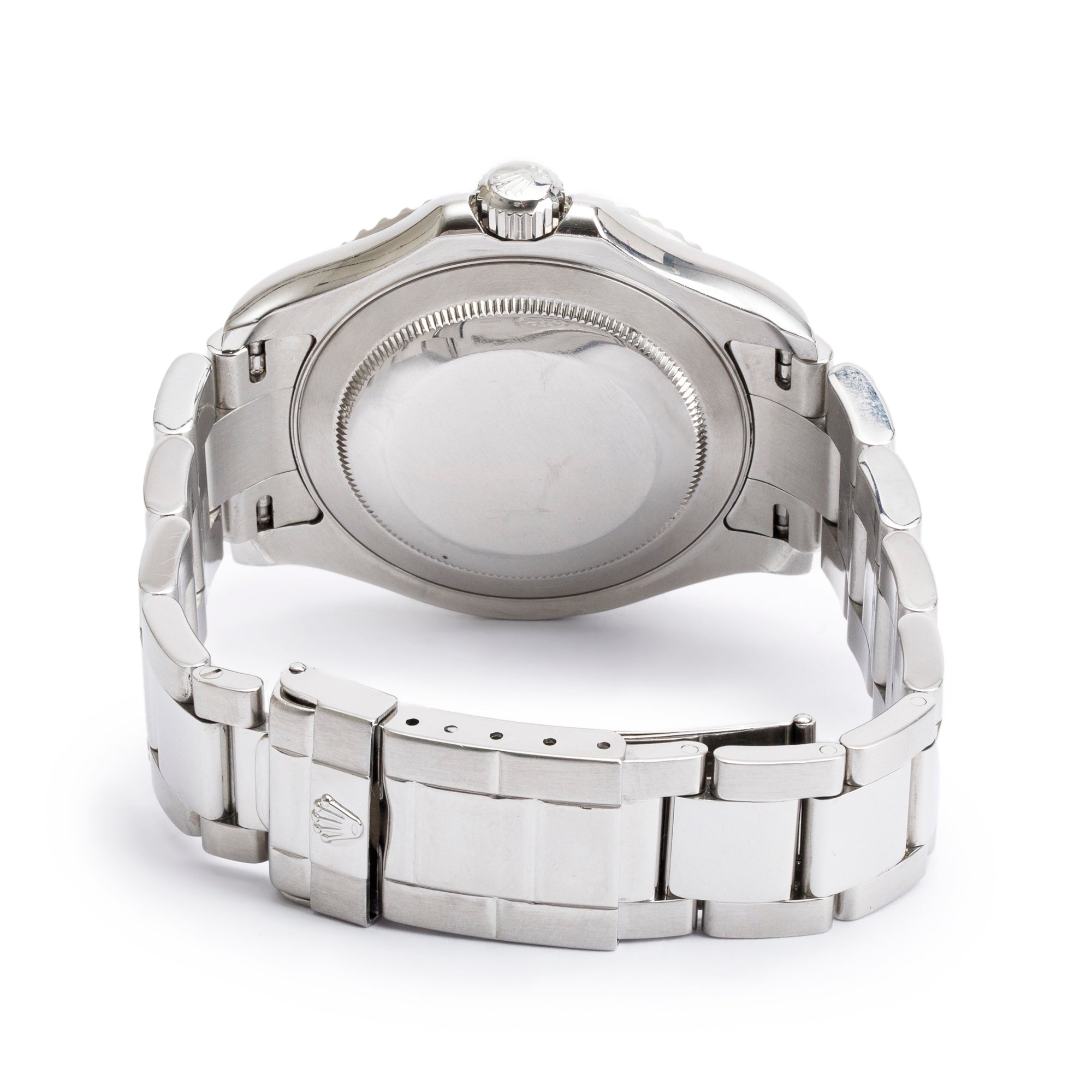 Rolex Stainless Steel & Platinum Yacht-Master Date 40 MM Automatic Watch 16622 w/ Box