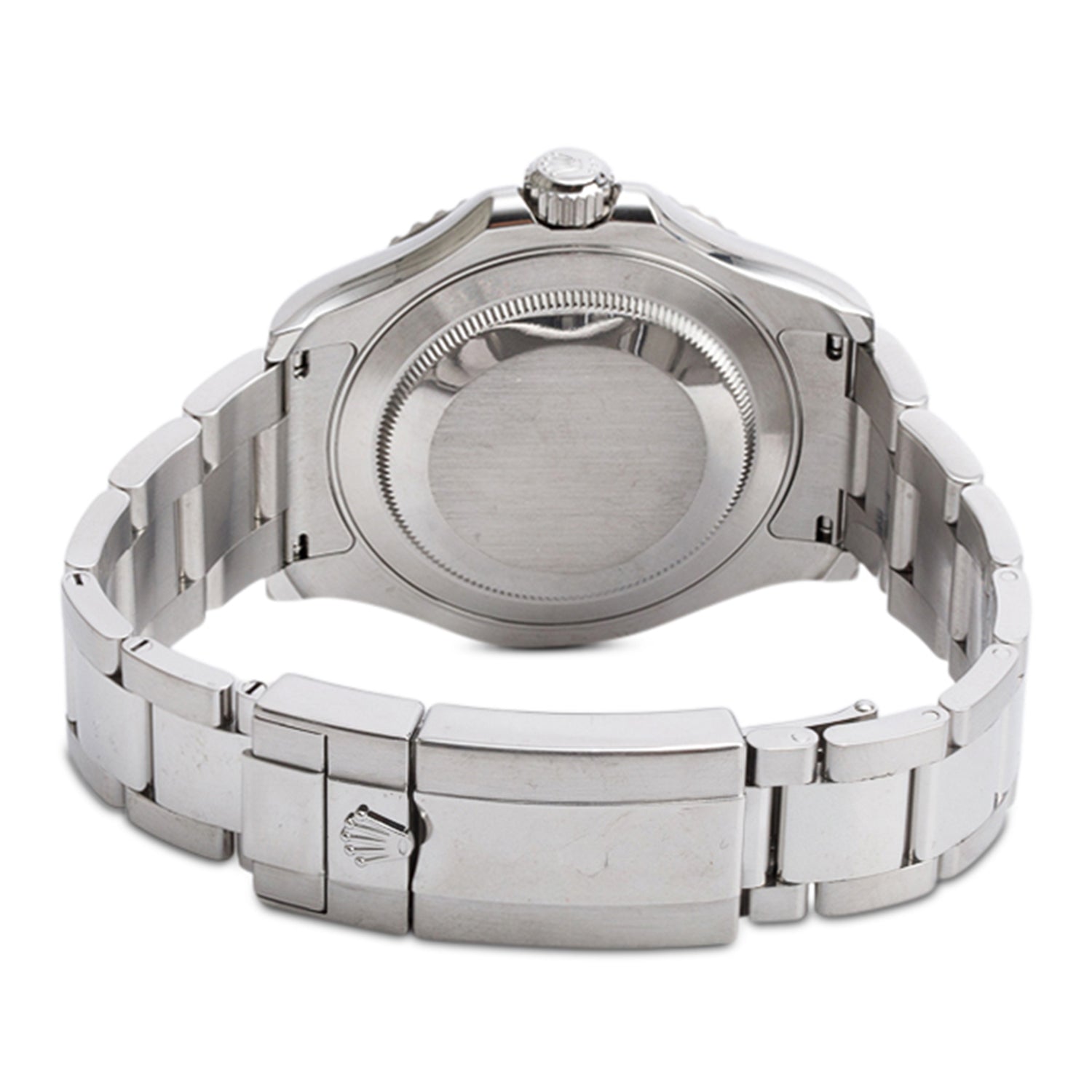 Rolex Stainless Steel & Platinum Yacht-Master Date 40 MM Automatic Watch Blue Dial 116622 w/ Box & Papers