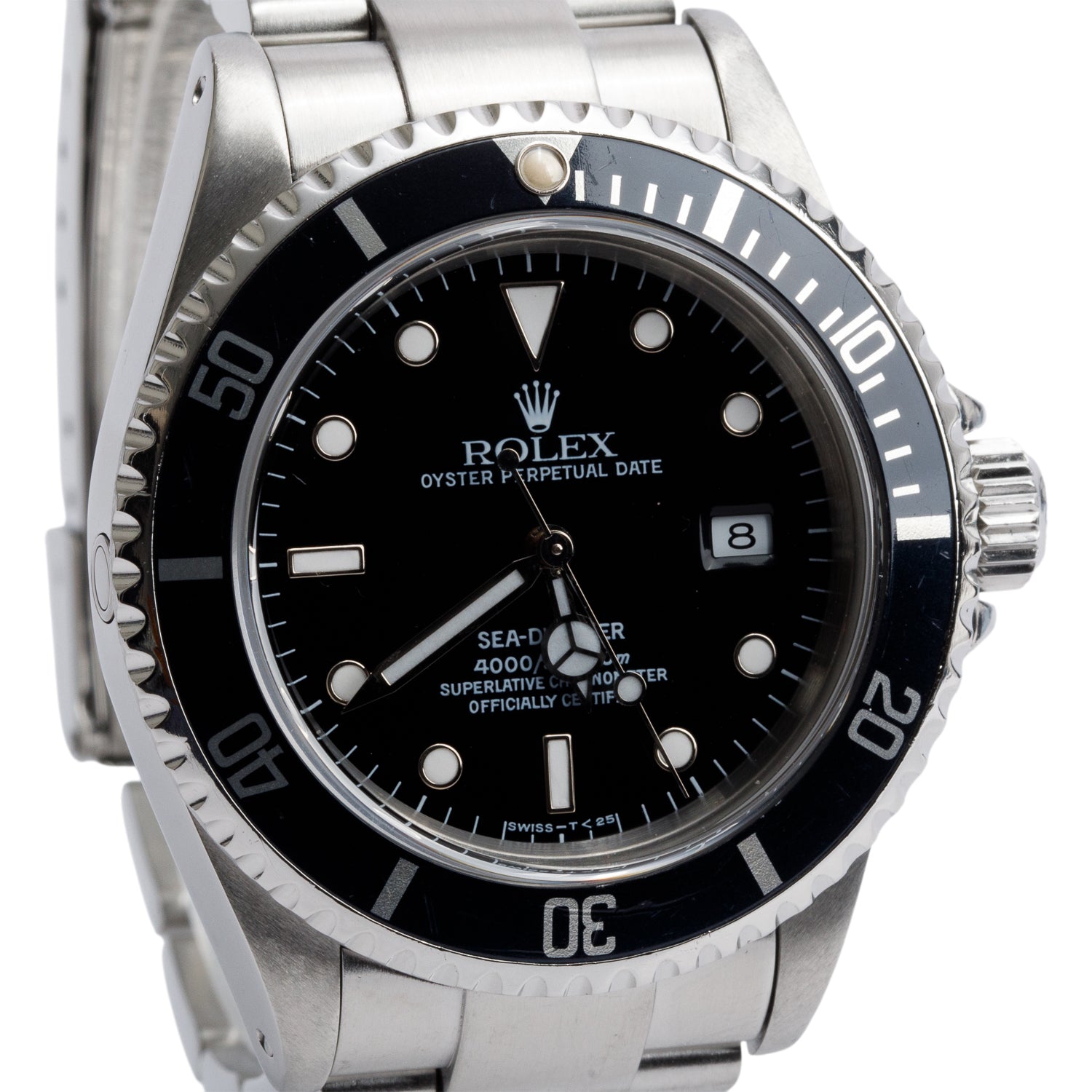 Rolex Stainless Steel Sea-Dweller 40 MM Automatic Watch 16600 w/ Box