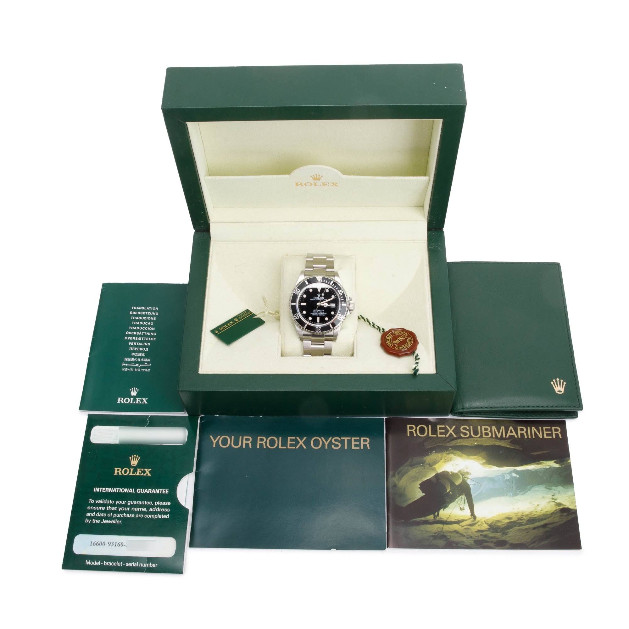 Rolex Stainless Steel Sea-Dweller 40 MM Automatic Watch 16600 w/ Box & Papers