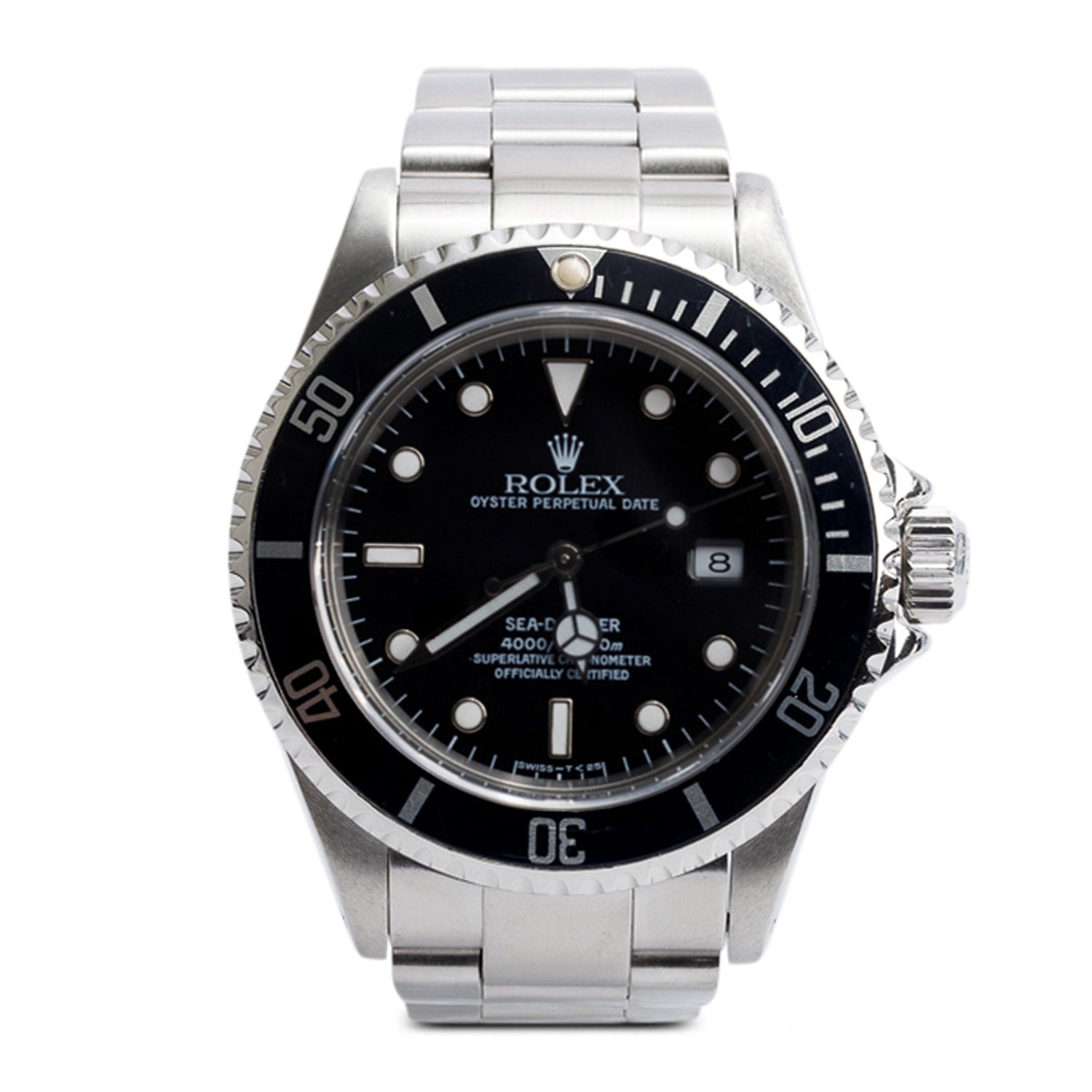 Rolex Stainless Steel Sea-Dweller 40 MM Automatic Watch 16600 w/ Box