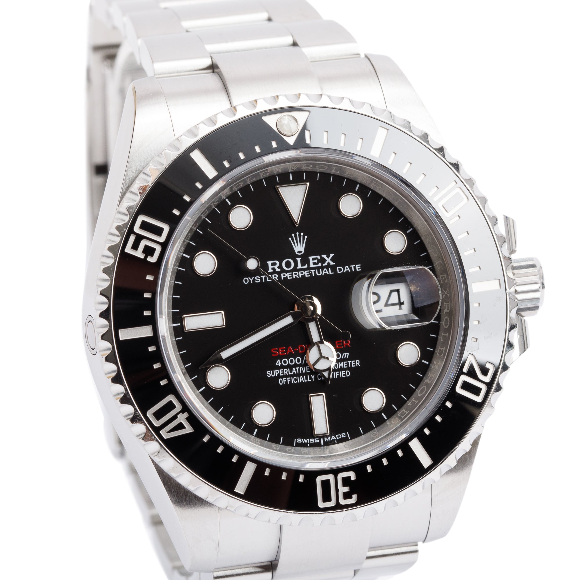 Rolex Stainless Steel Sea-Dweller 43 MM Automatic Watch 126600 w/ Box & Papers