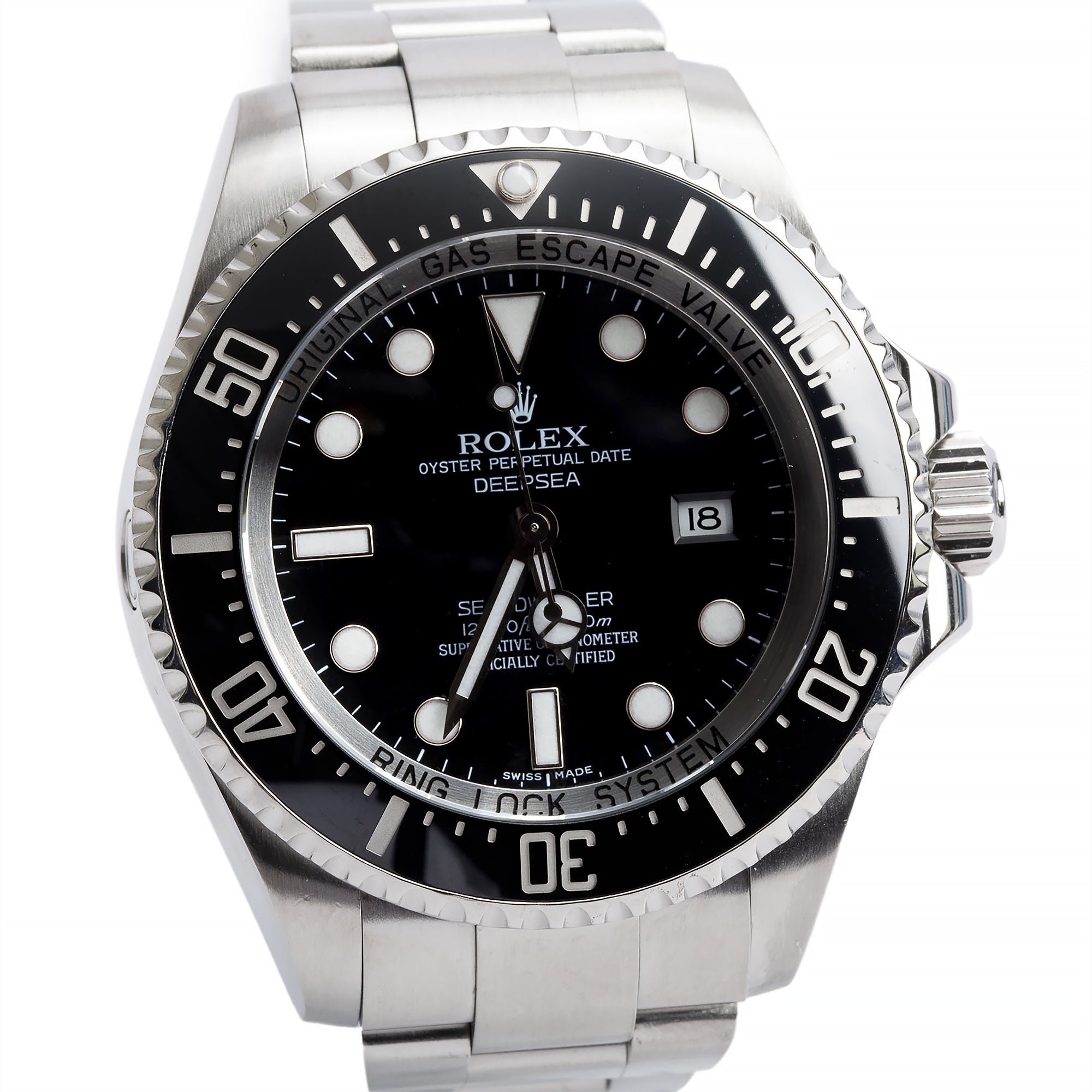 Rolex Stainless Steel Sea-Dweller Deepsea 44 MM Automatic Watch 116660 w/ Box & Papers