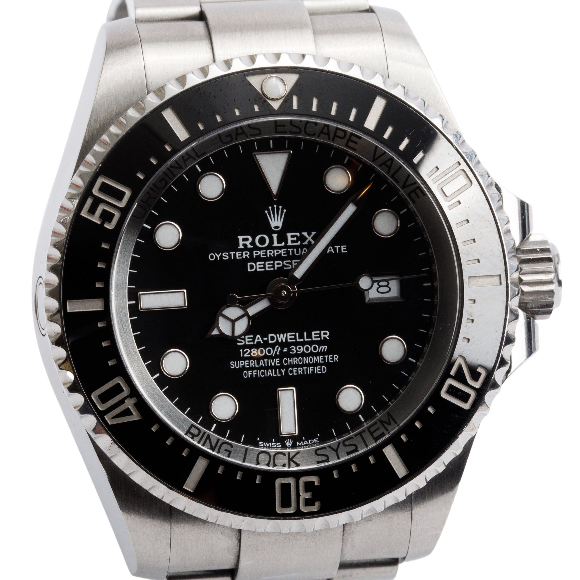 Rolex Stainless Steel Sea-Dweller Deepsea 44 MM Automatic Watch 126660 w/ Box & Papers