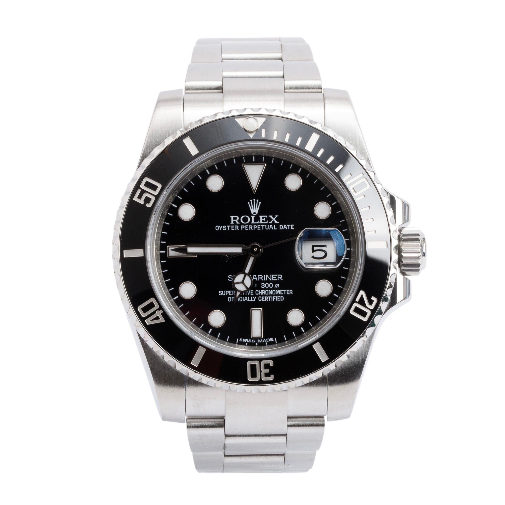 Rolex Stainless Steel Submariner Date 40 MM Automatic Watch 116610LN w/ Box & Papers