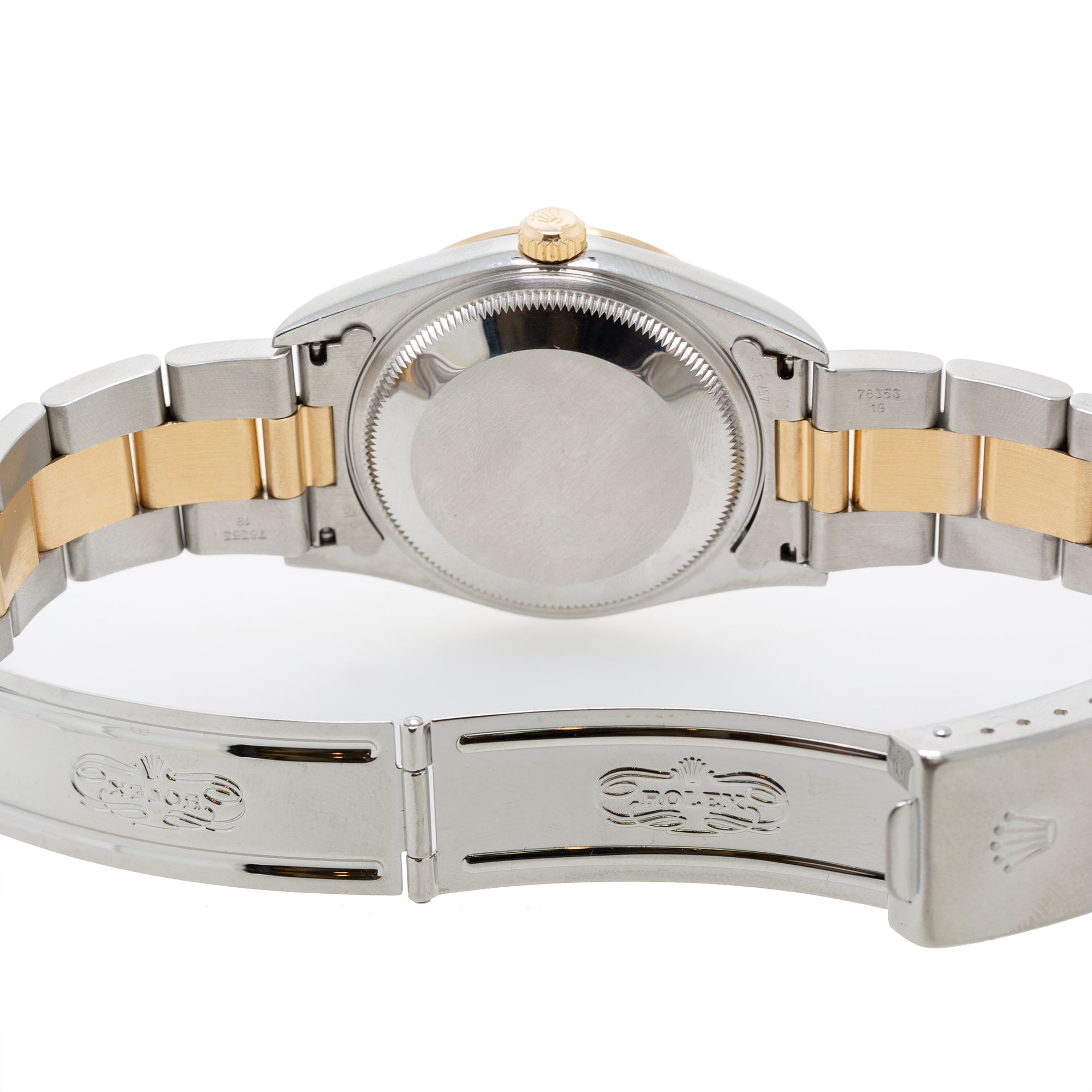 Rolex Steel & Gold Oyster Perpetual Date 34 MM Watch w/ Box & Papers