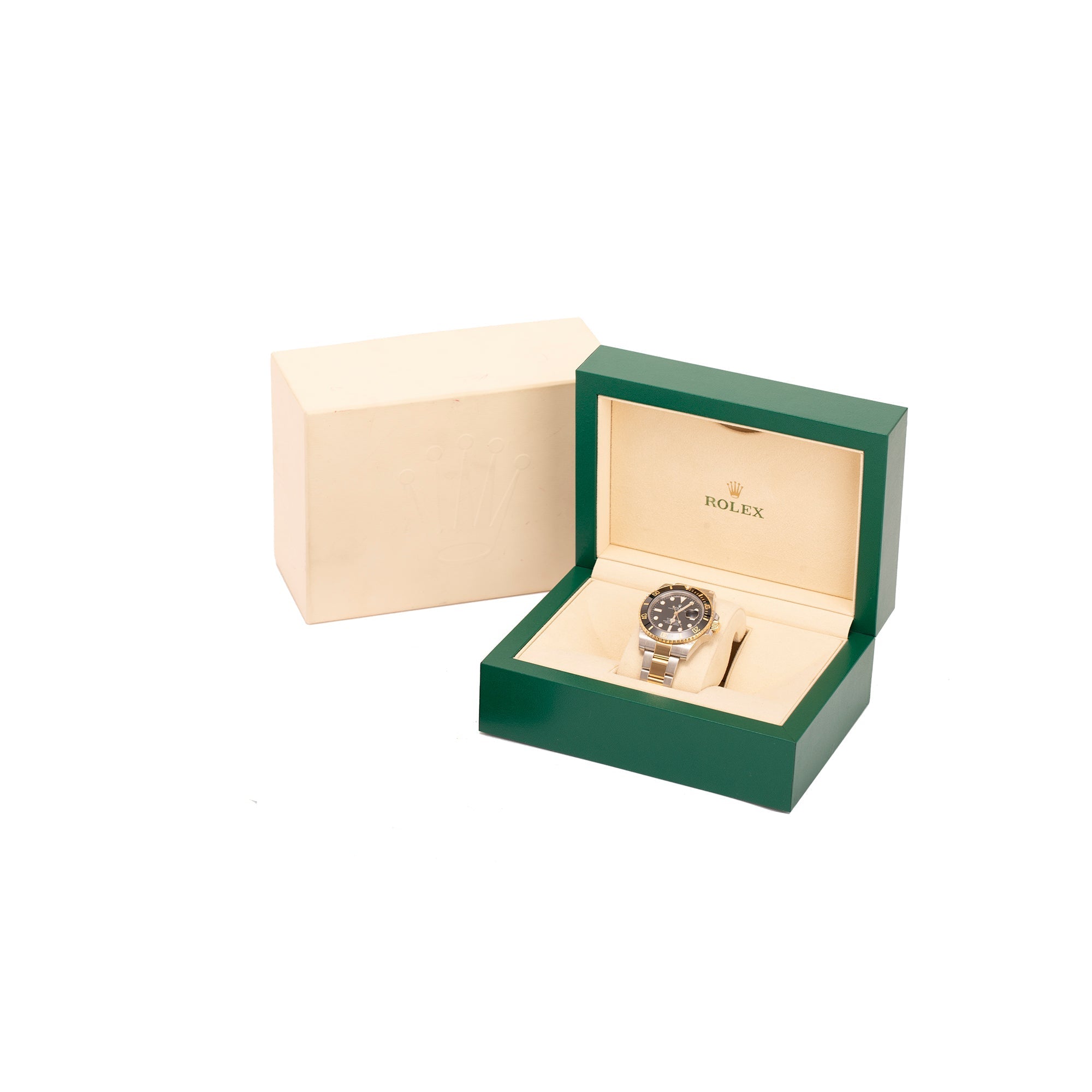 Rolex Stainless Steel & 18k Yellow Gold Submariner Date 40 MM Automatic Watch Black Dial 116613LN w/ Box