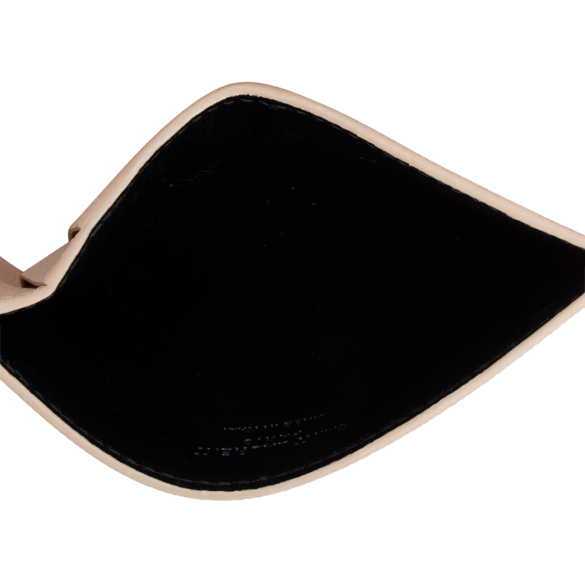 Saint Laurent 2020 Beige Grain De Poudre Leather Uptown Chain Wallet w/ Box & Insert