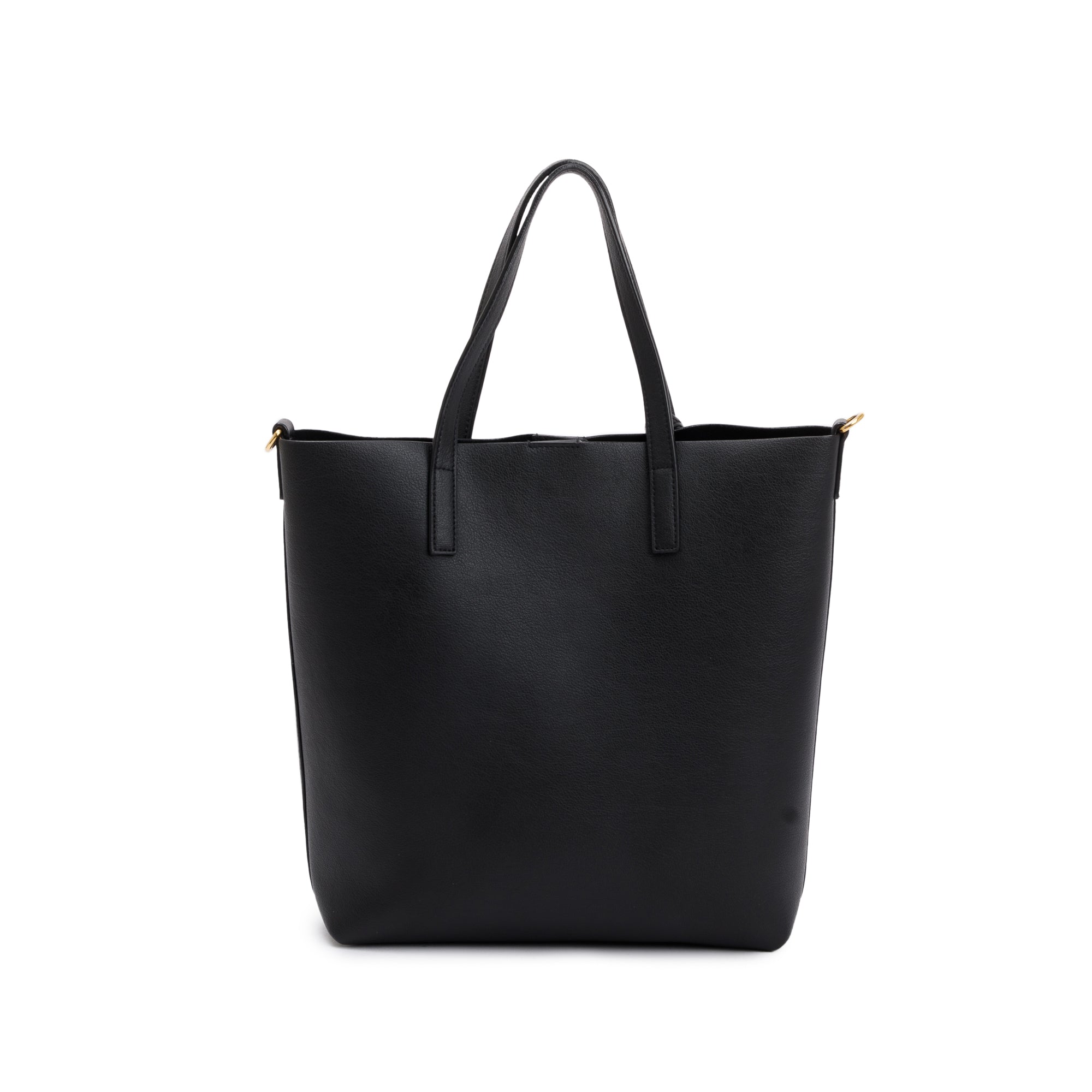 Saint Laurent 2020 Black Calfskin Leather Toy Shopping Tote w/ Strap & Box