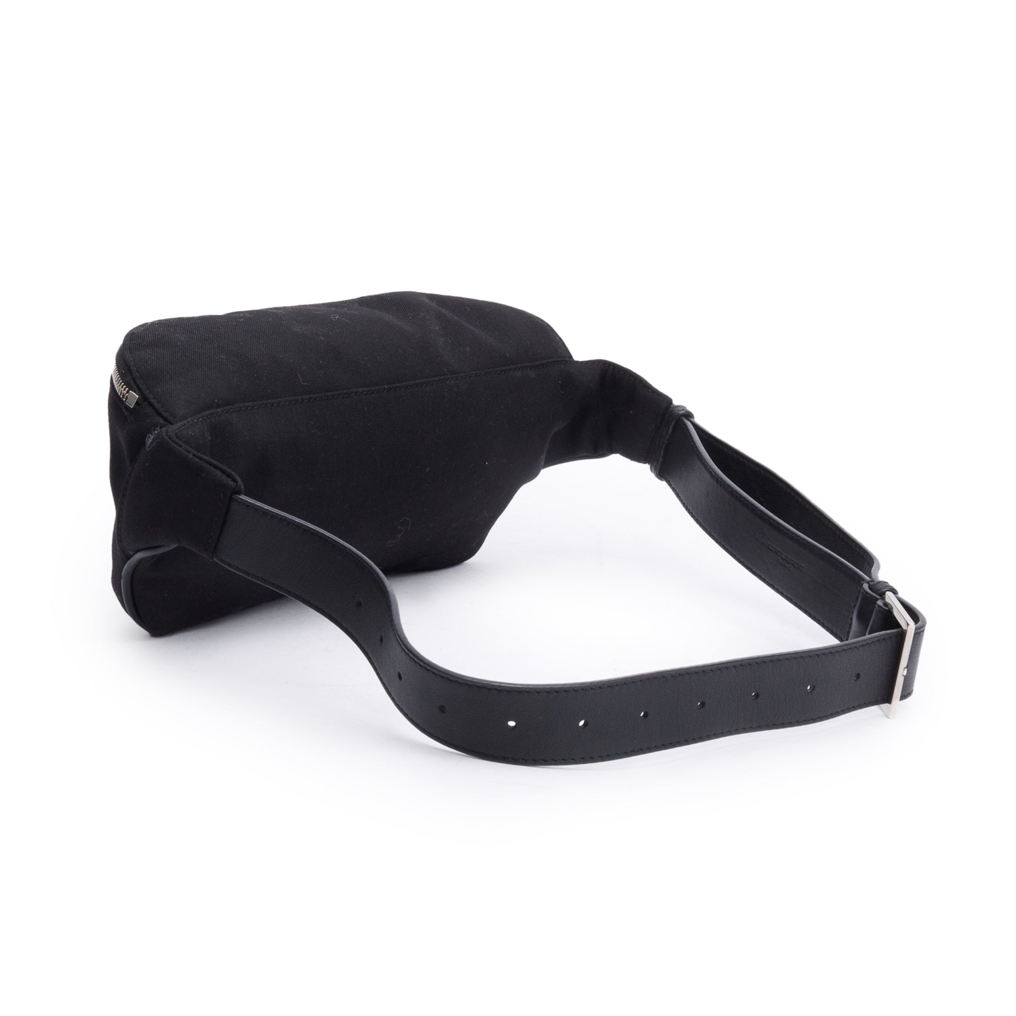Saint Laurent 2020 Black Canvas Classic Crossbody Belt Bag Bag