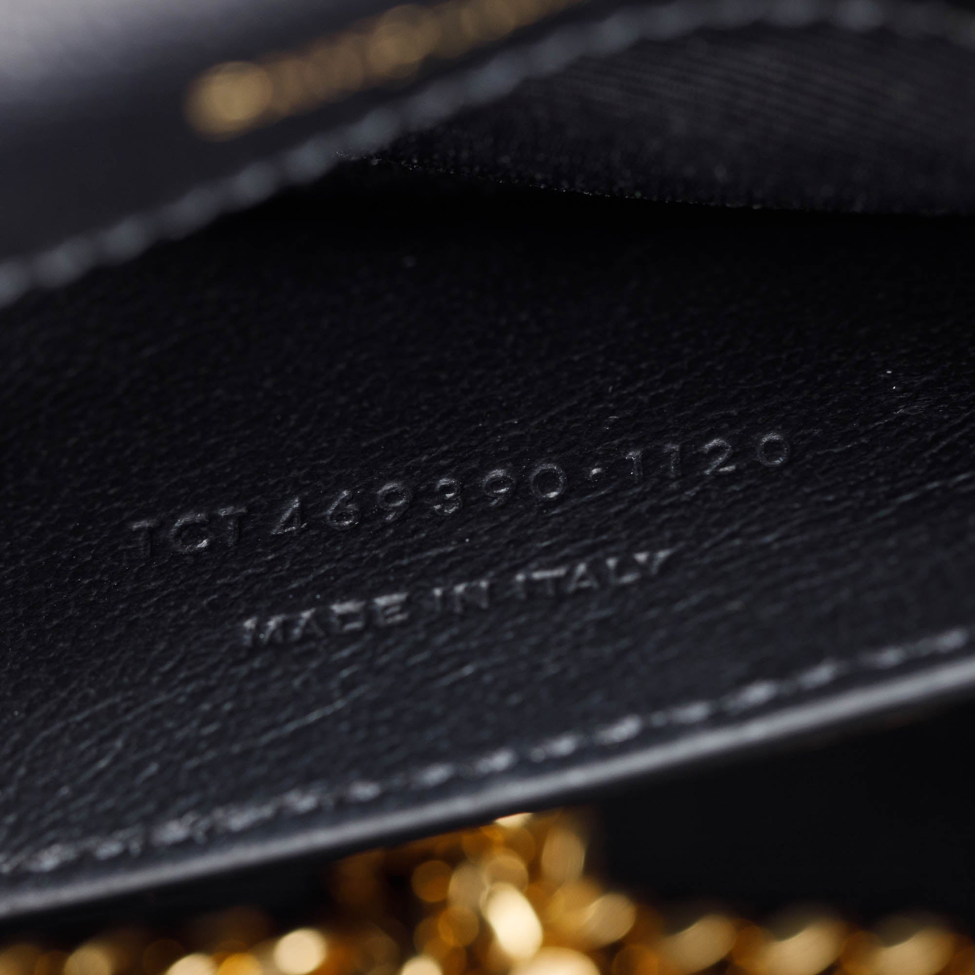 Saint Laurent 2020 Black Grain De Poudre Leather Small Kate Bag w/ Box