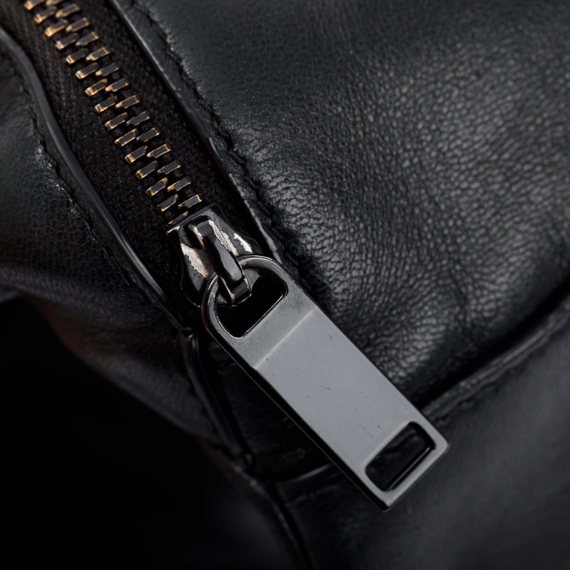 Saint Laurent 2020 Black Lambskin Cassandre Classic Crossbody Belt Bag