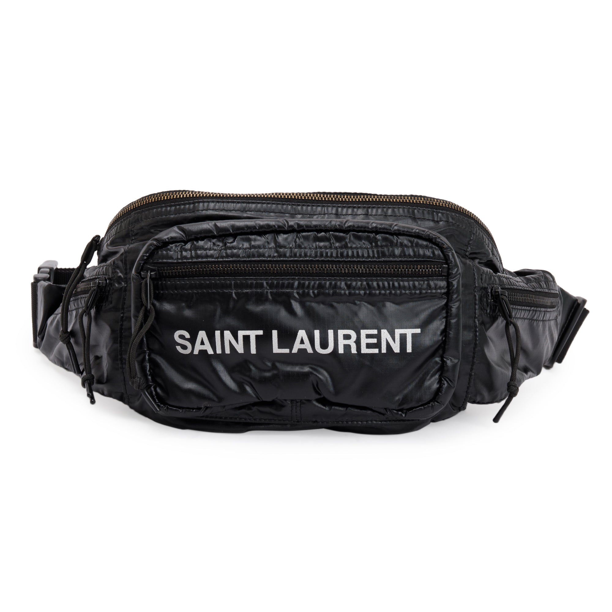 Saint Laurent 2020 Black Nylon Nuxx Crossbody Belt Bag