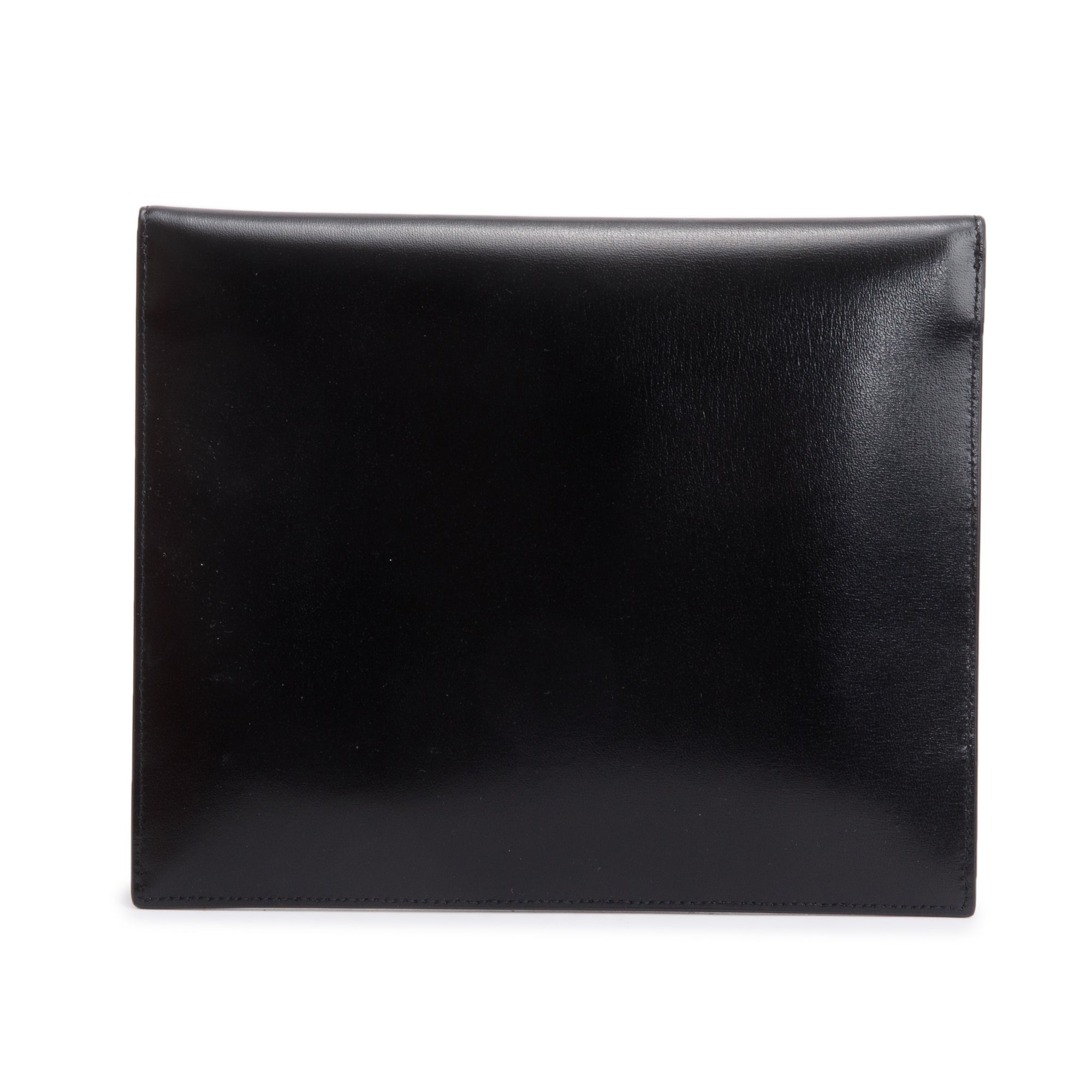 Saint Laurent 2020 Black Smooth Shiny Leather Baby Uptown Pouch w/ Box