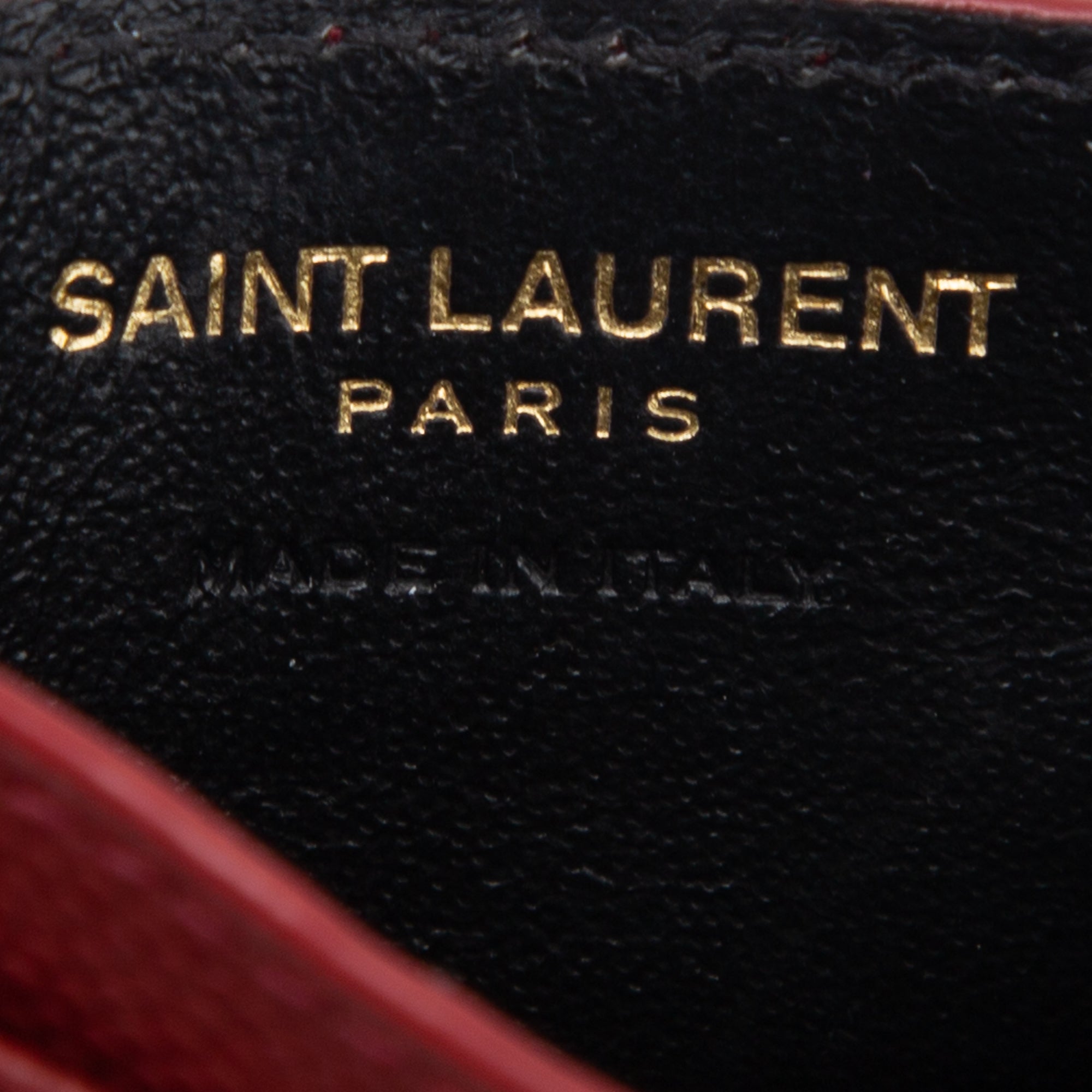 Saint Laurent 2020 Cassandre Matelasse Card Case w/ Box