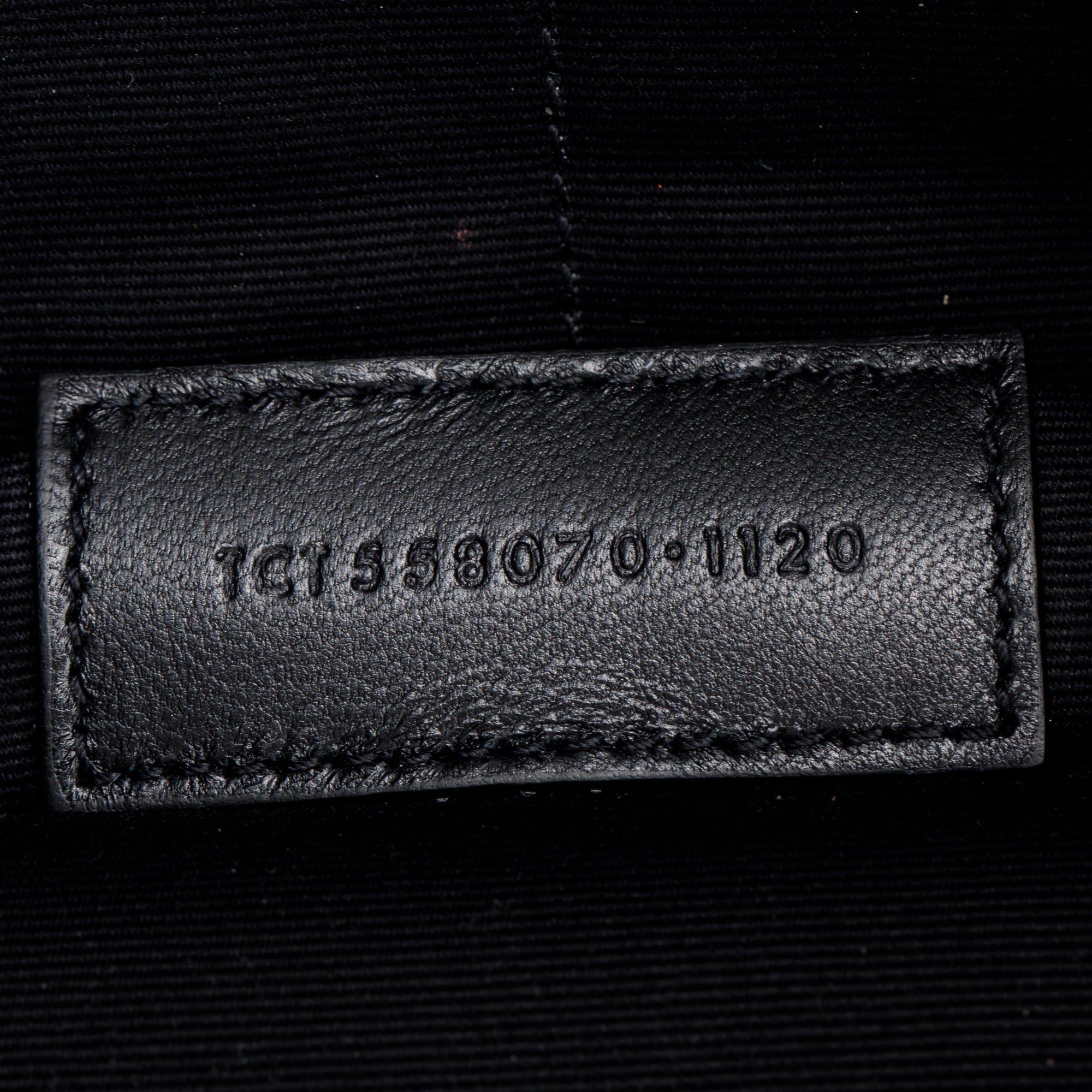 Saint Laurent 2020 Grey Crocodile Embossed Leather Cassandre Tablet Pouch w/ Wrist Strap