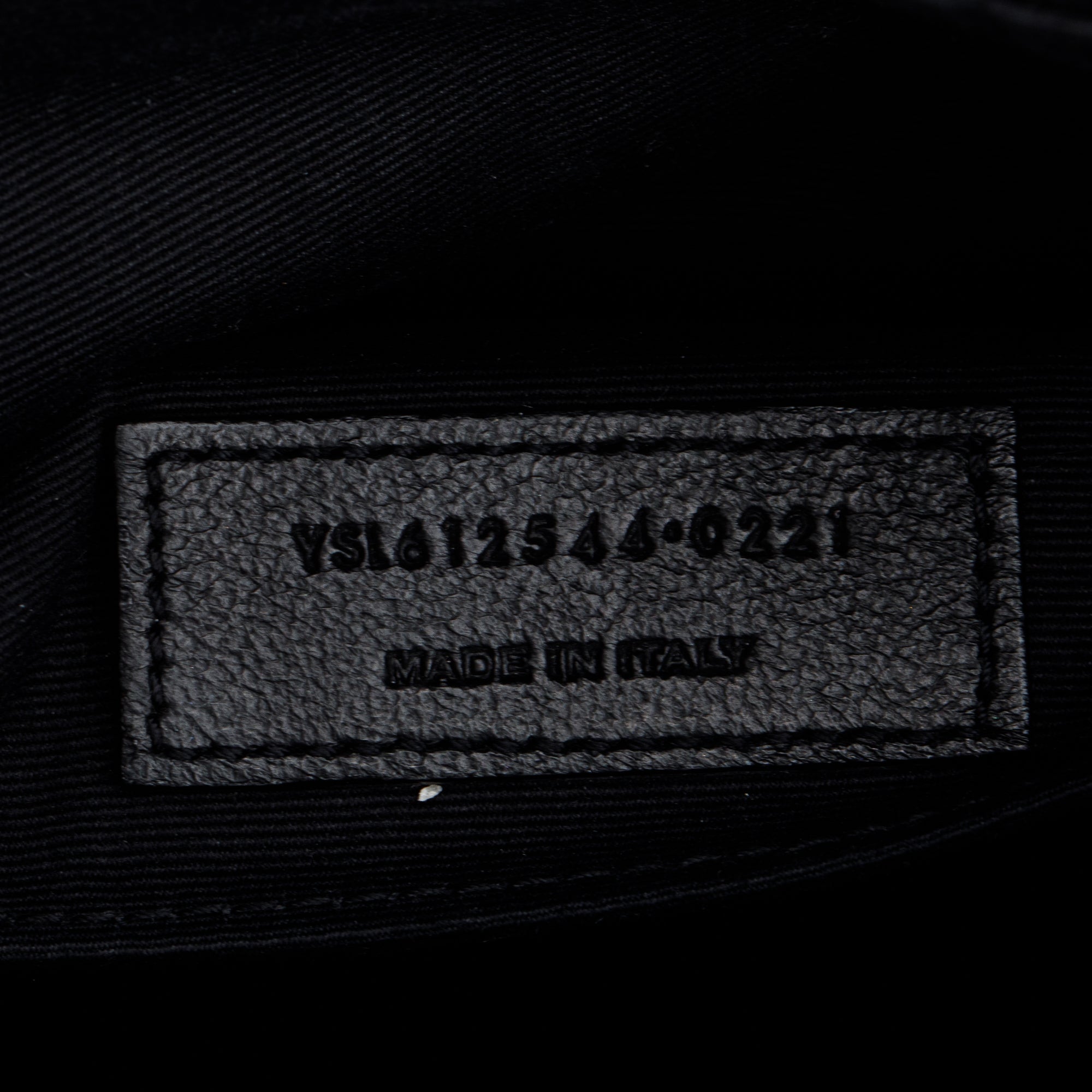 Saint Laurent 2021 Black Quilted Leather Lou Camera Bag