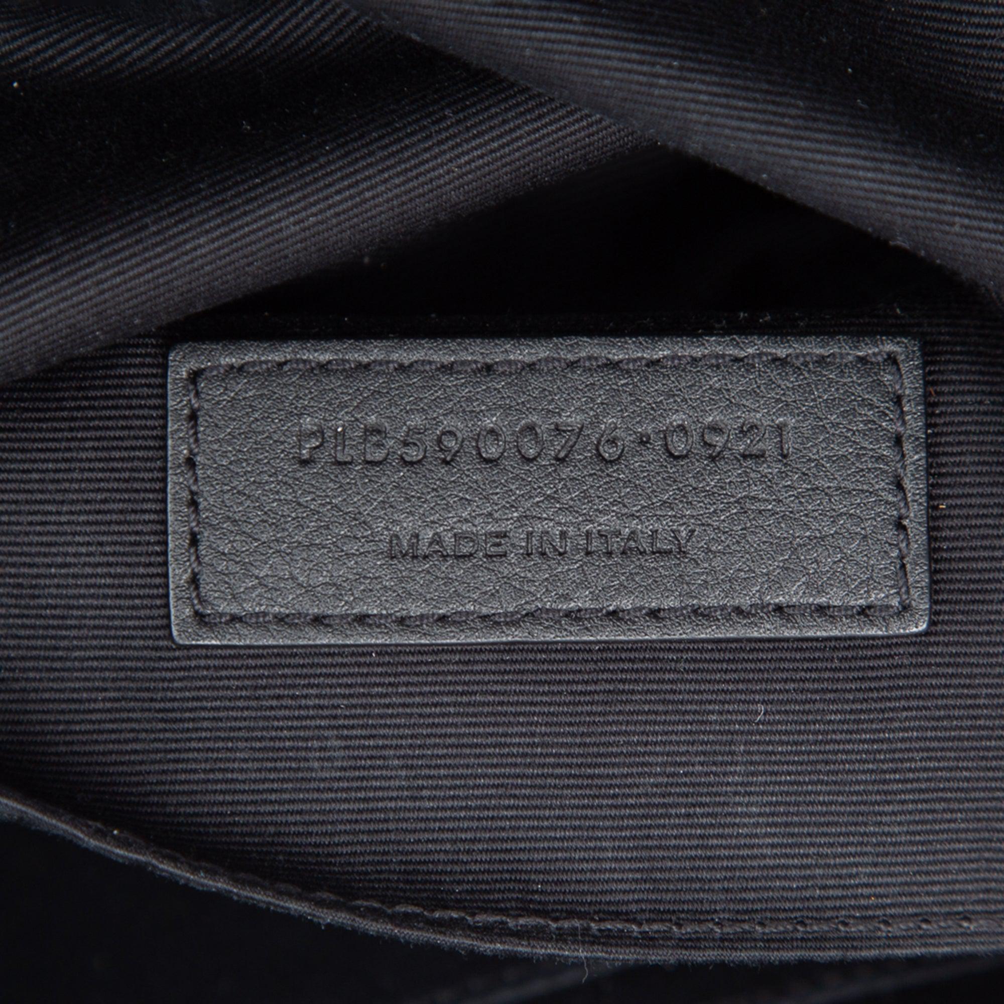 Saint Laurent 2021 Black Soft Lambskin Cassandre Classic Crossbody Bag w/ Box & Receipt