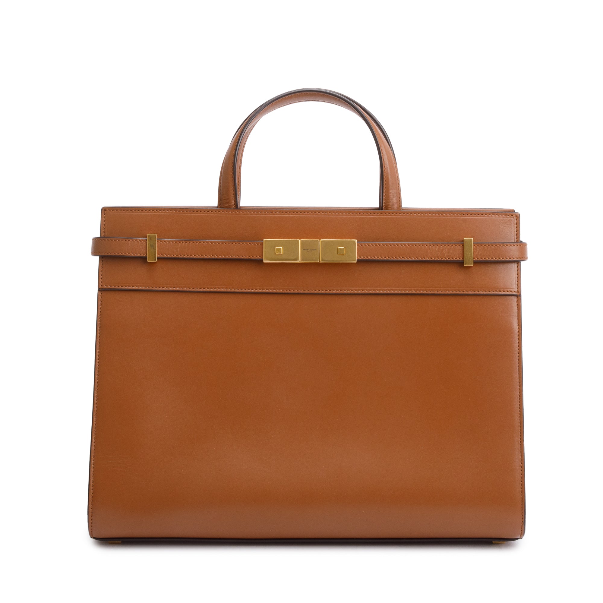 Saint Laurent 2021 Brown Manhattan Tote Bag w/ Receipt