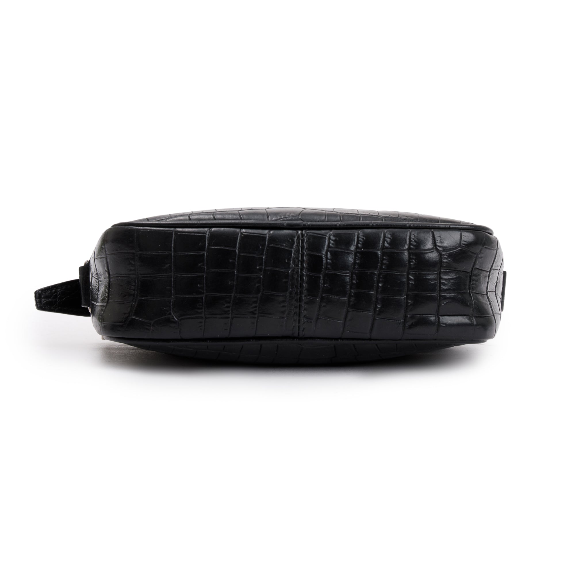 Saint Laurent 2021 Croc-Embossed Camp Camera Bag w/ Box