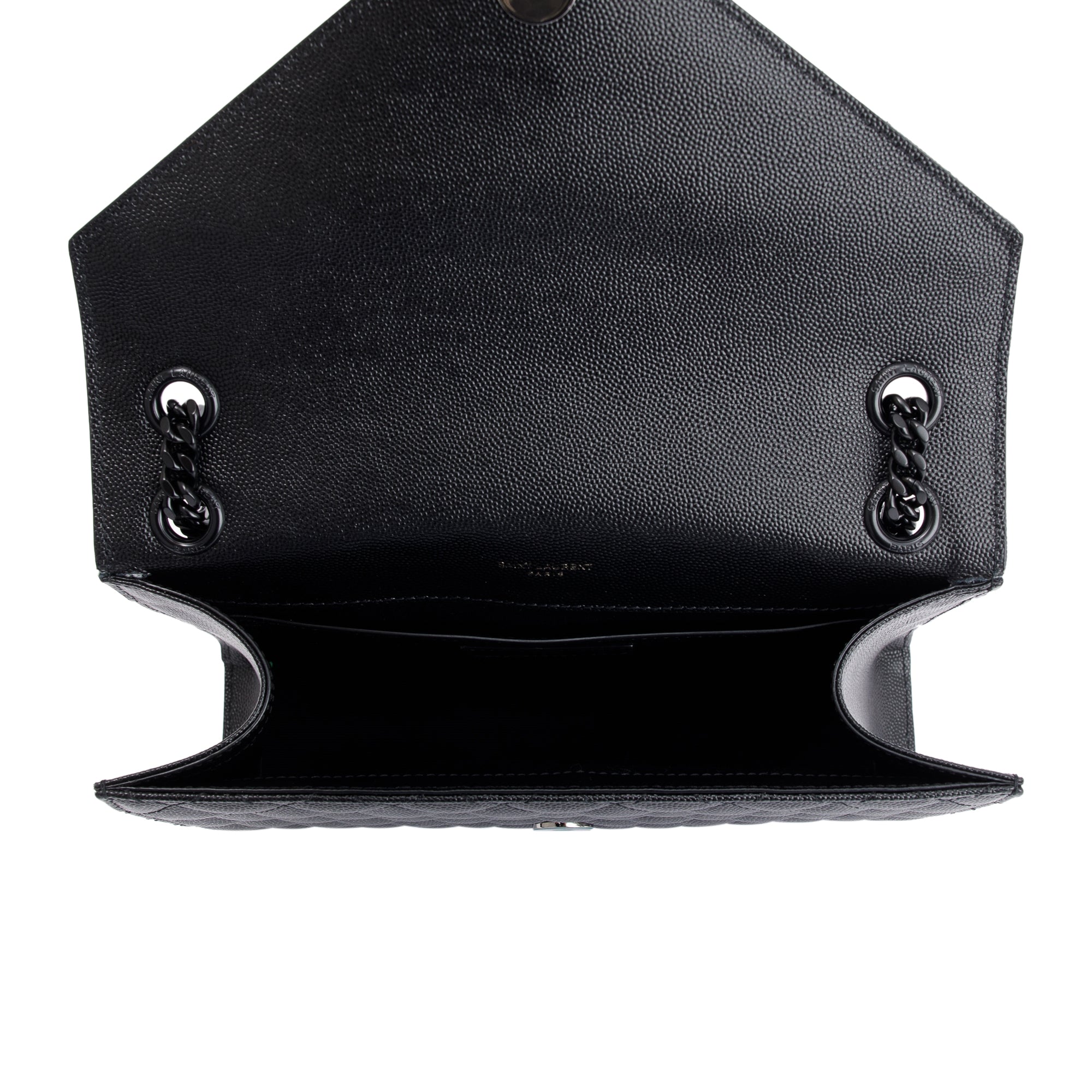 Saint Laurent 2021 Medium Monogram Matelasse Envelope Chain Bag