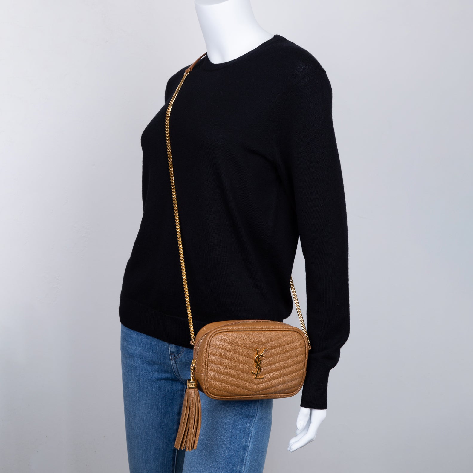 Saint Laurent 2021 Mini Lou Camera Bag w/ Box