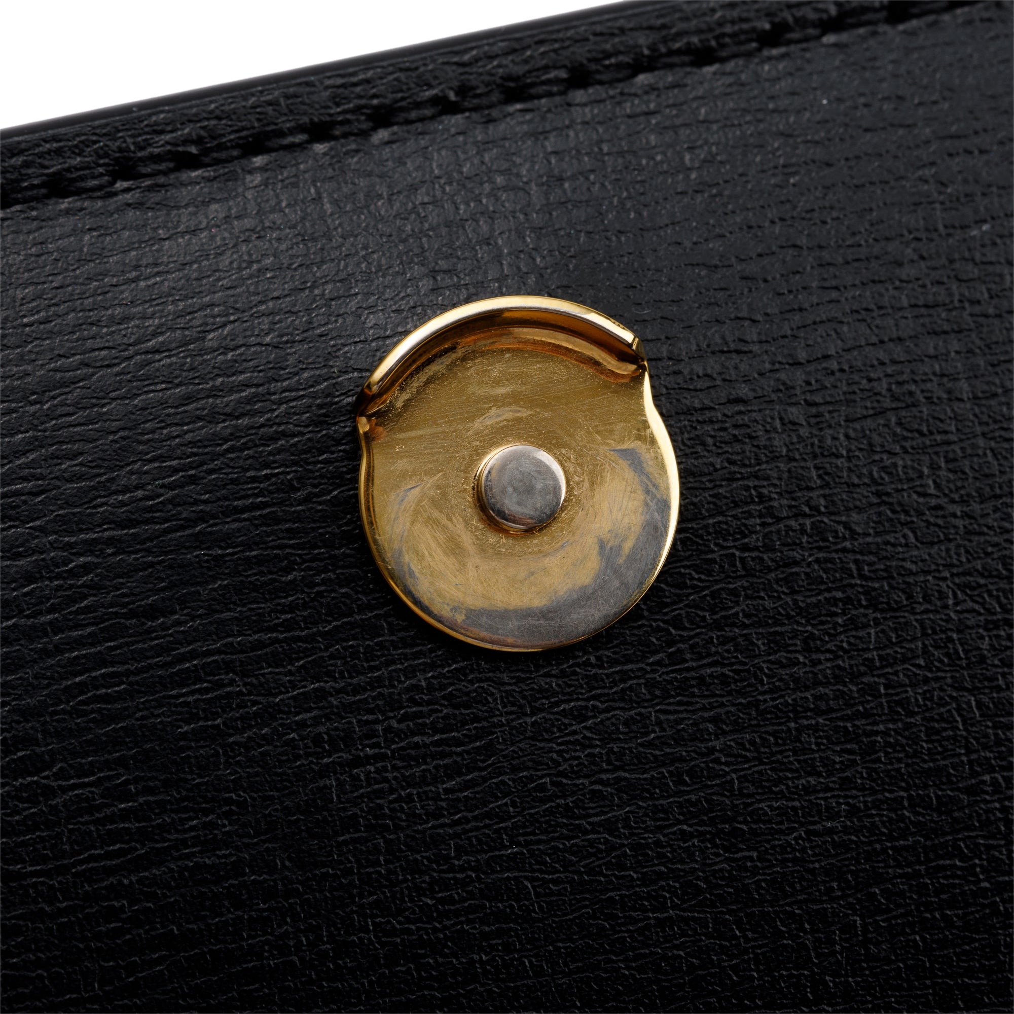 Saint Laurent 2022 Black Calfskin Leather Medium Sunset Handle Bag w/ Box