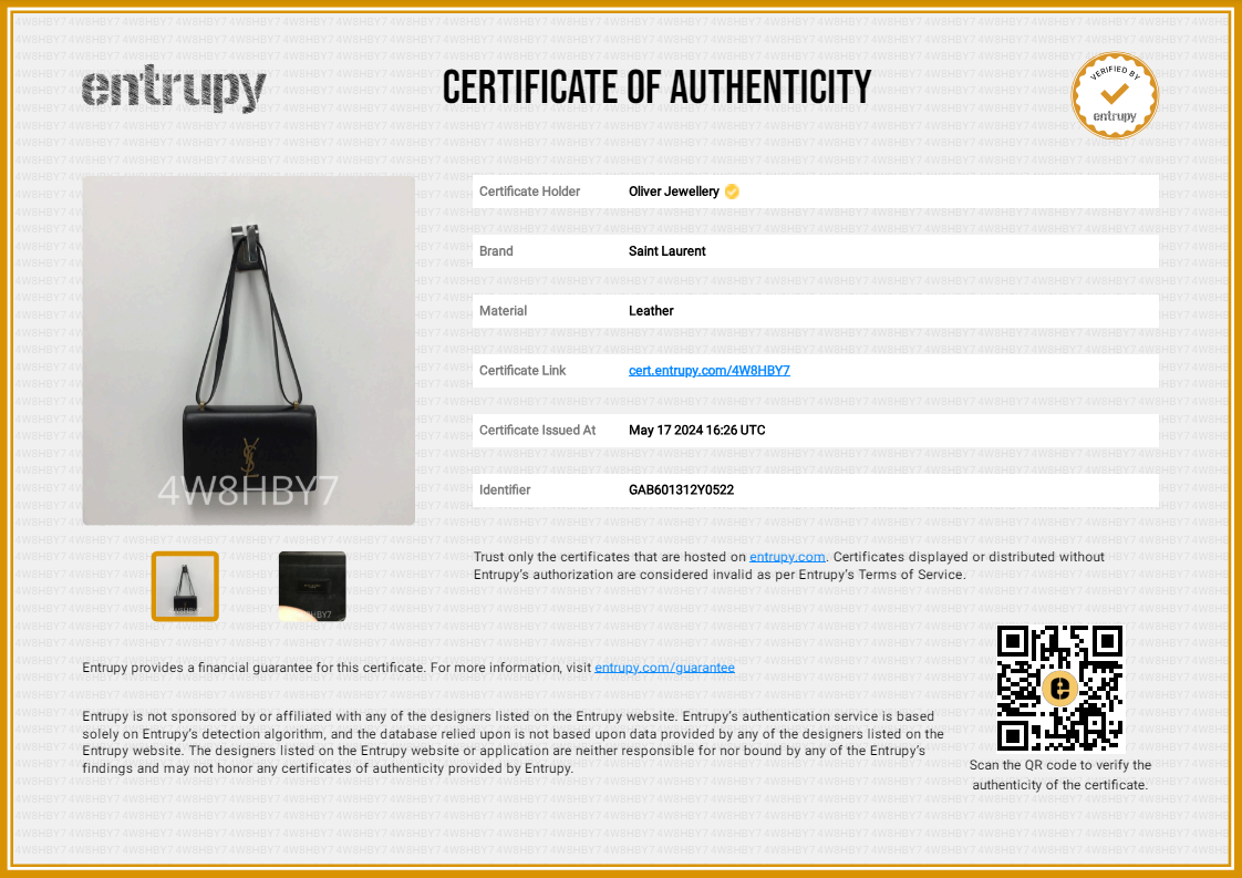 Saint Laurent 2022 Black Calfskin Leather Small Dylan Shoulder Bag