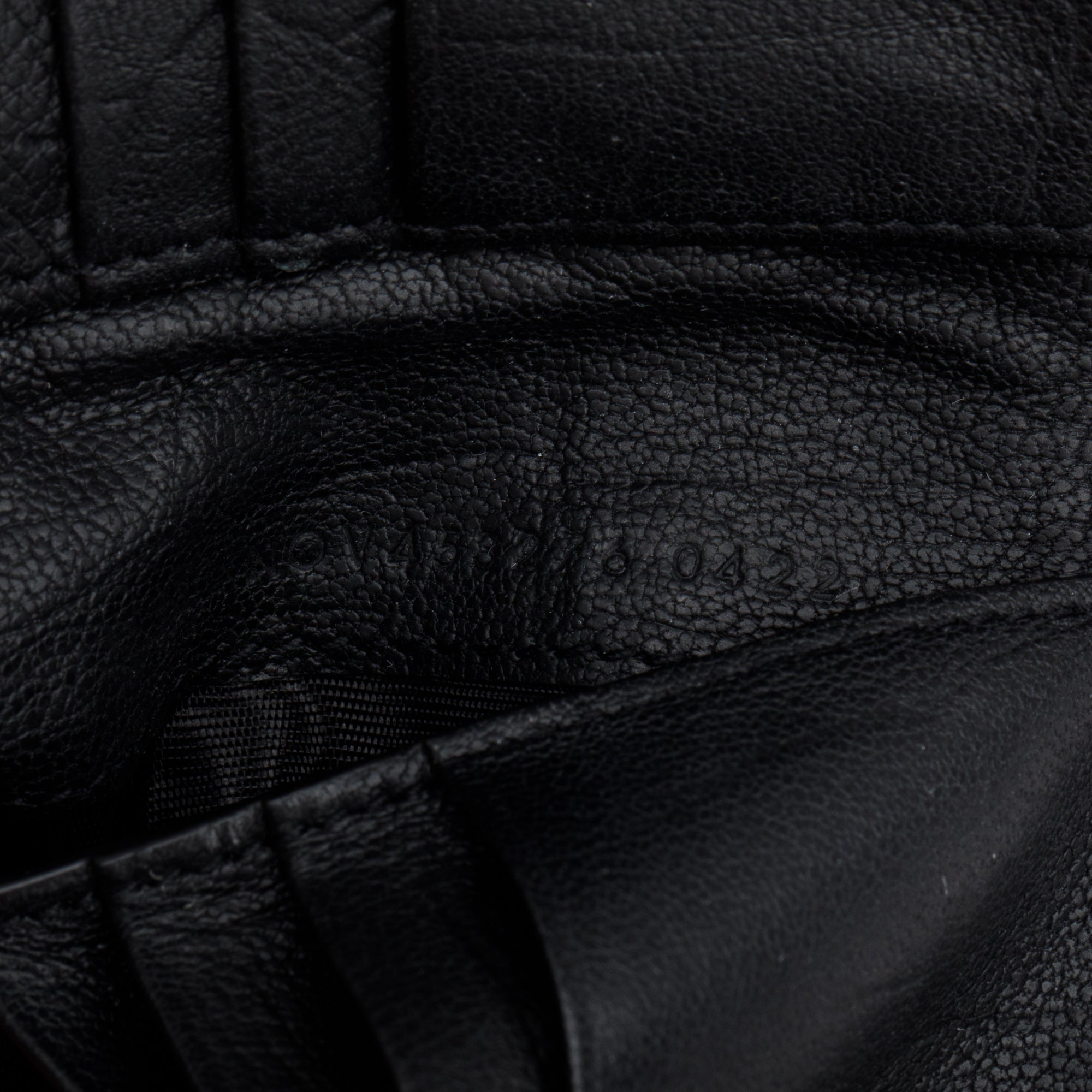 Saint Laurent 2022 Black Croc Embossed Leather Cassandre Bi-fold Wallet