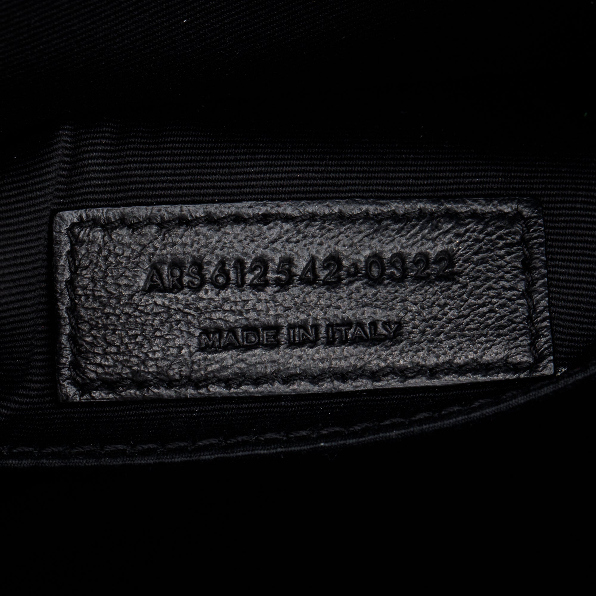 Saint Laurent 2022 Black Croc Embossed Patent Leather Lou Camera Bag w/ Receipt