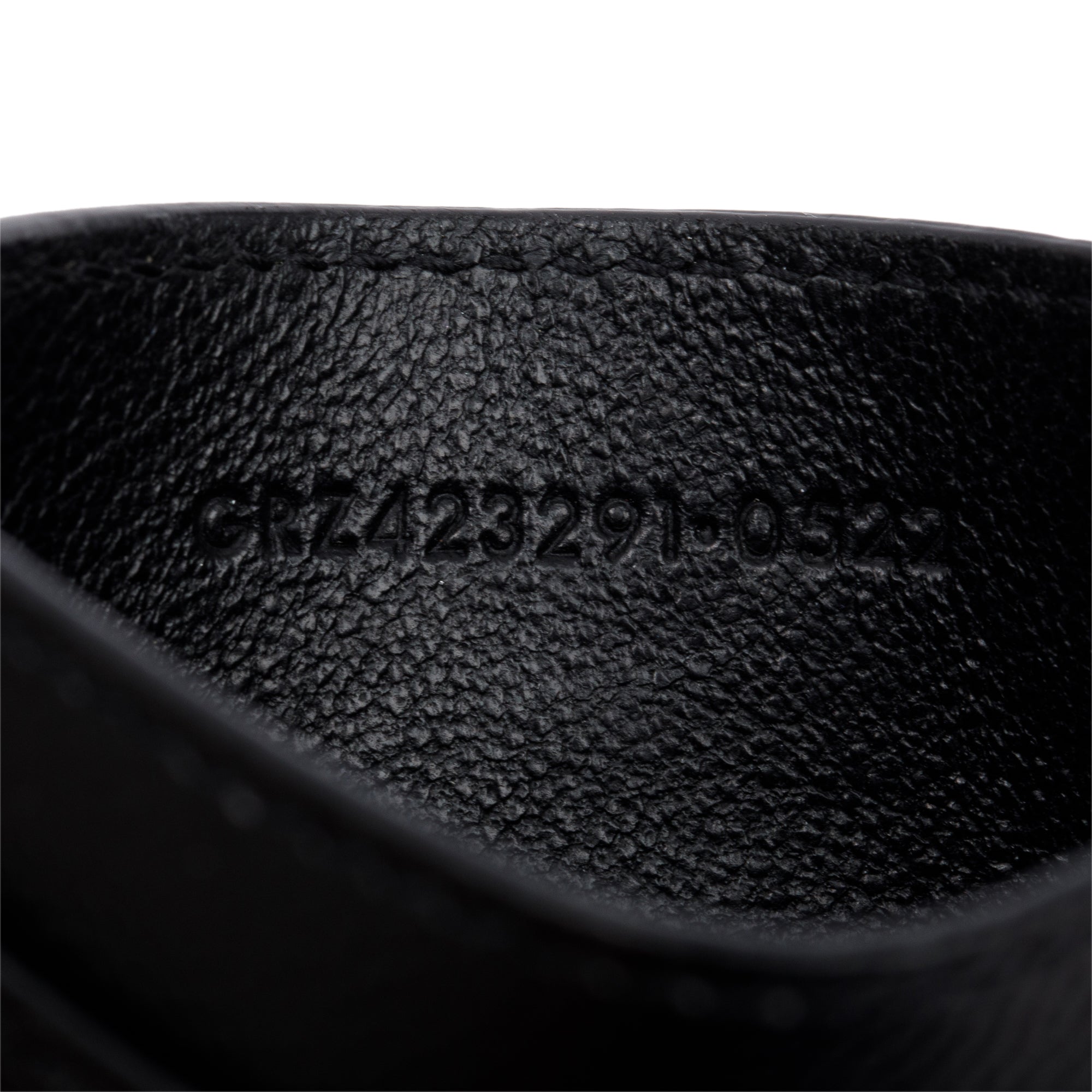 Saint Laurent 2022 Black Grain De Poudre Leather Cassandre Matelasse Card Case w/ Box & Receipt