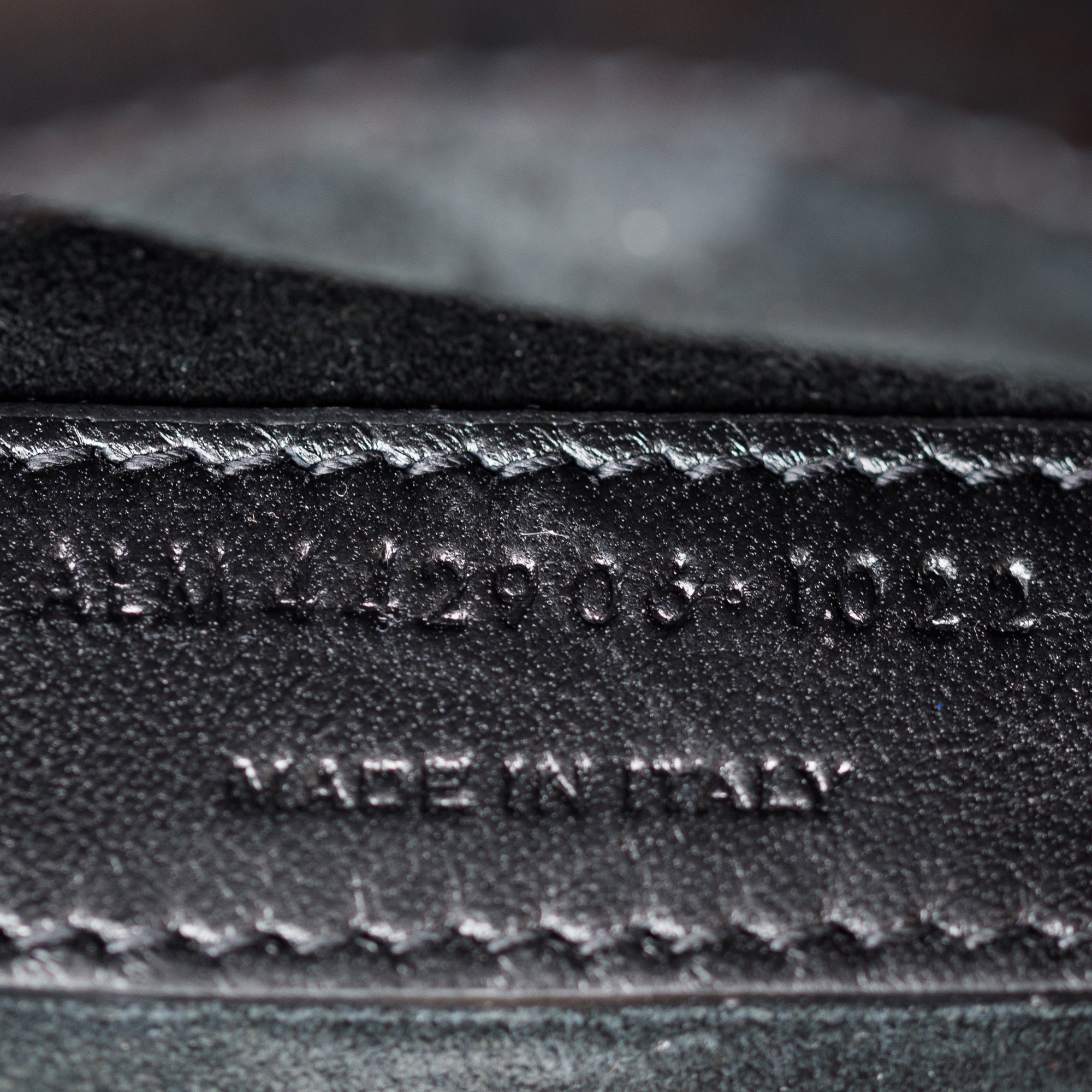 Saint Laurent 2022 Black Medium Crocodile Embossed Sunset Bag w/ Box