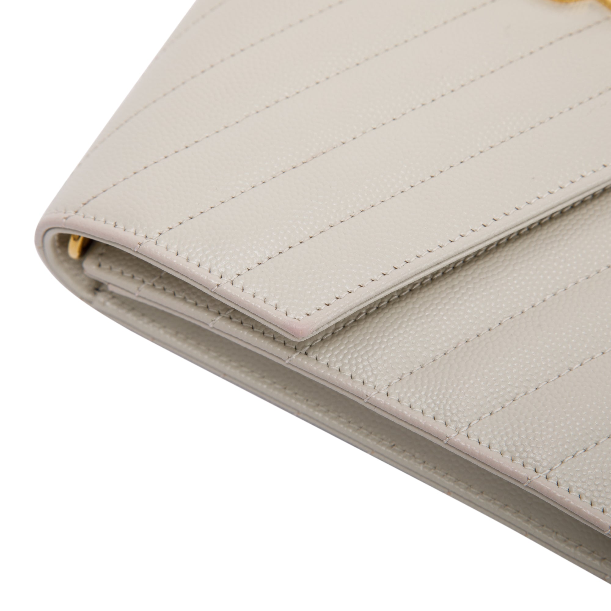 Saint Laurent 2022 Matelasse Cassandre Flap Pouch w/ Box