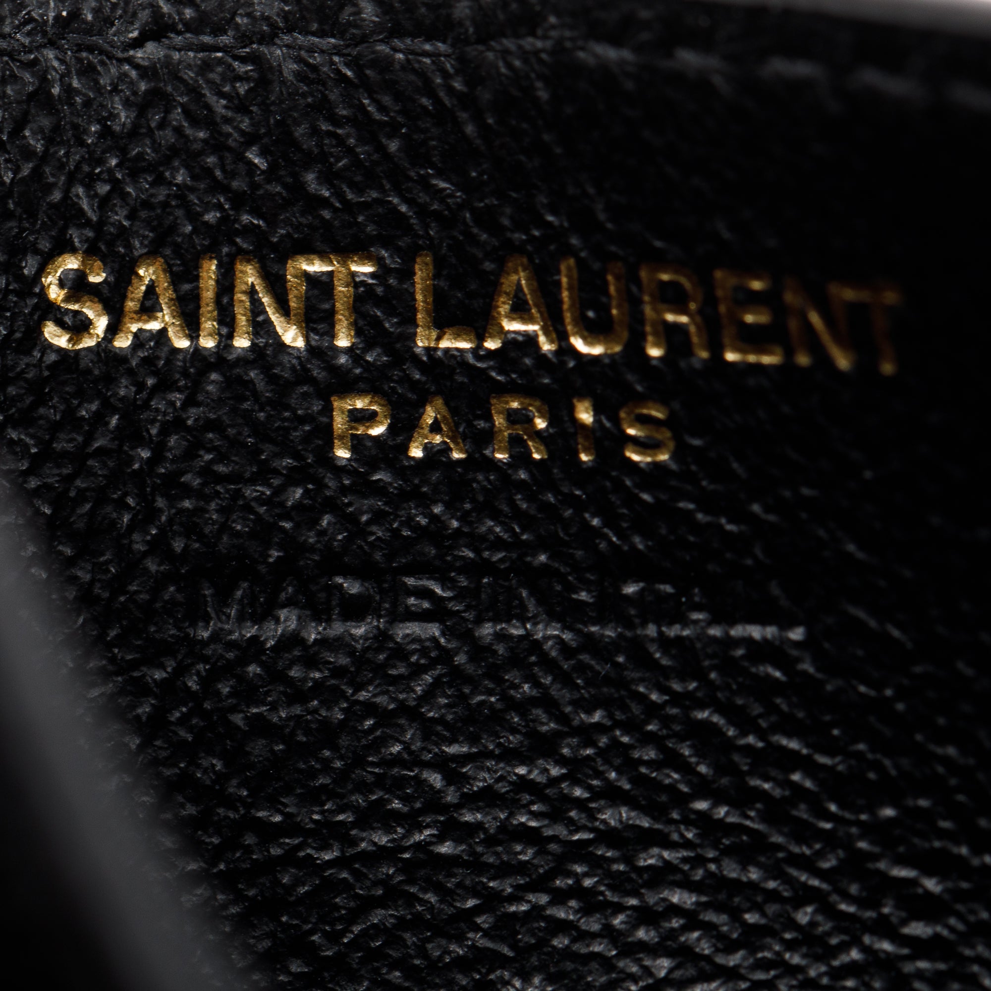 Saint Laurent 2022 Monogram Leather Card Holder