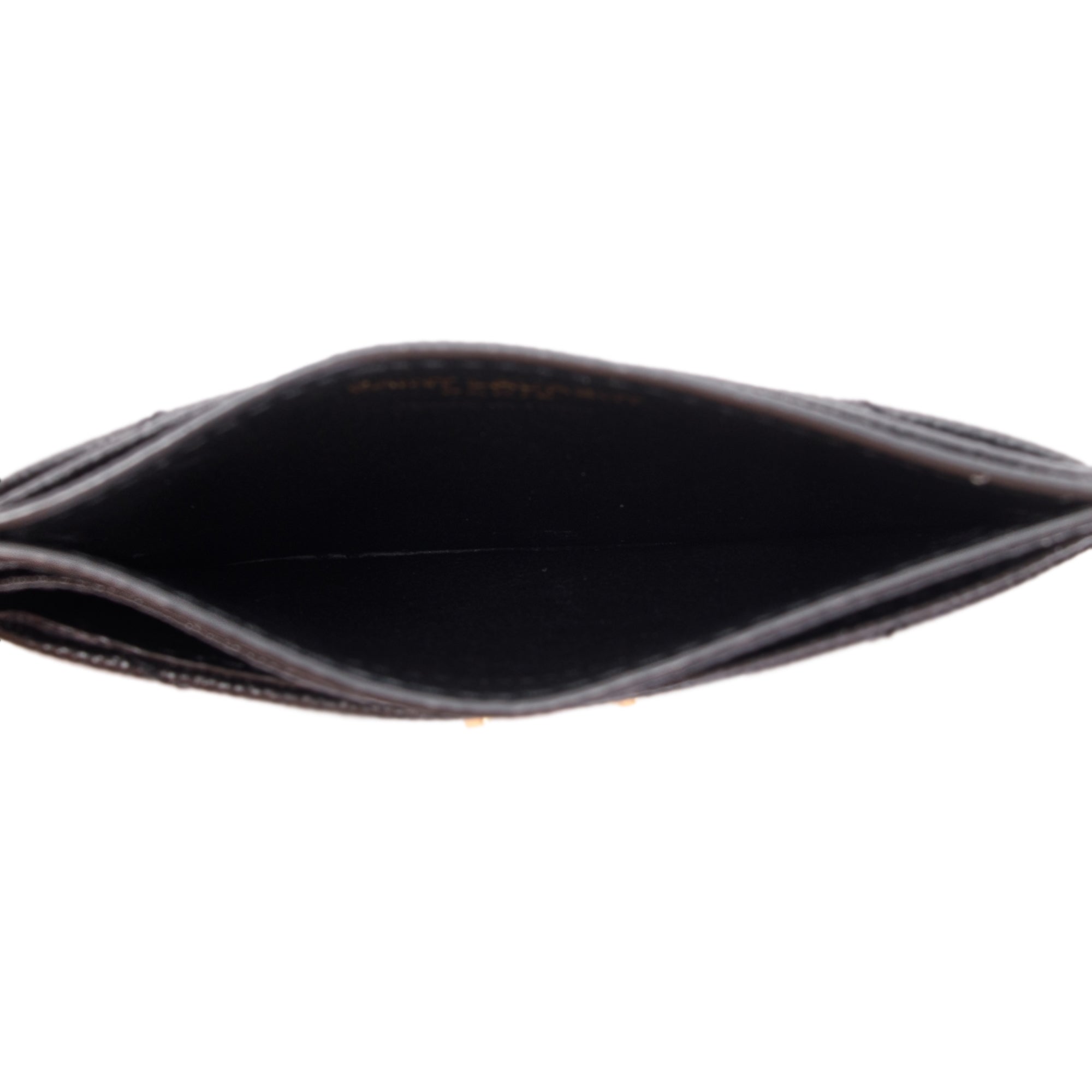 Saint Laurent 2022 Monogram Leather Card Holder