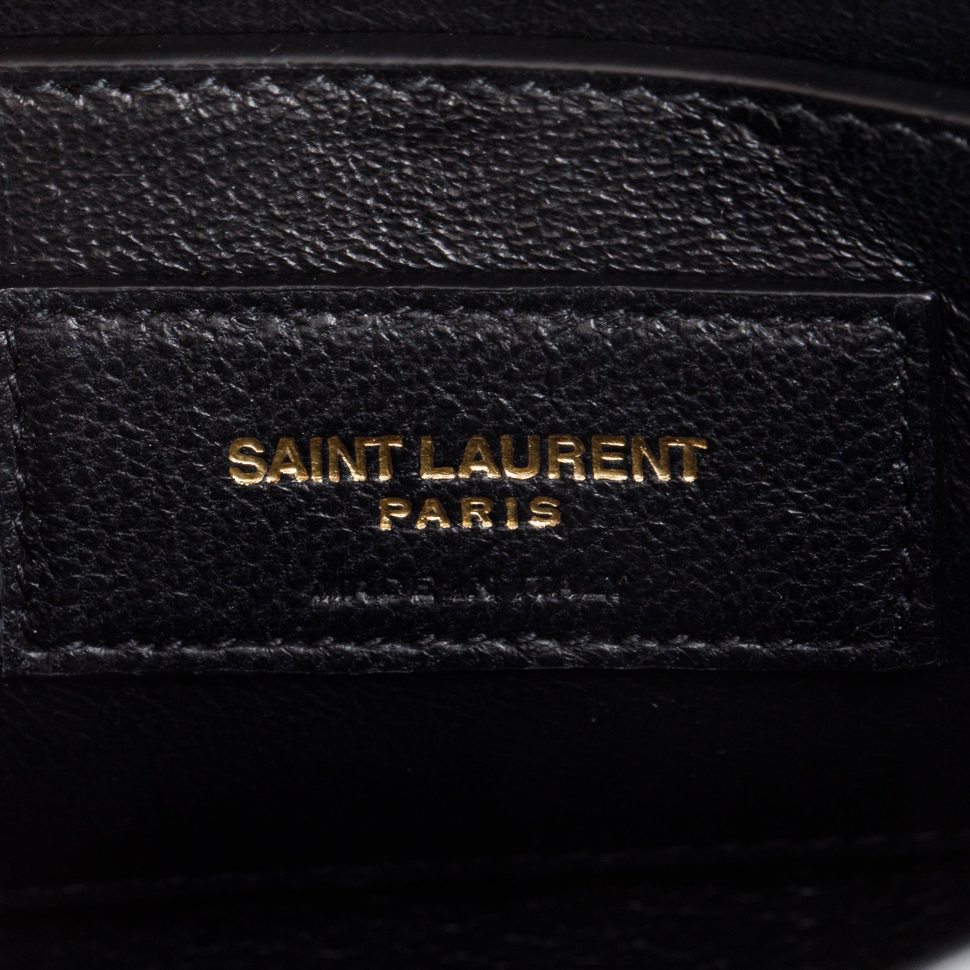 Saint Laurent 2023 Black Box Leather Mini Manhattan Bag