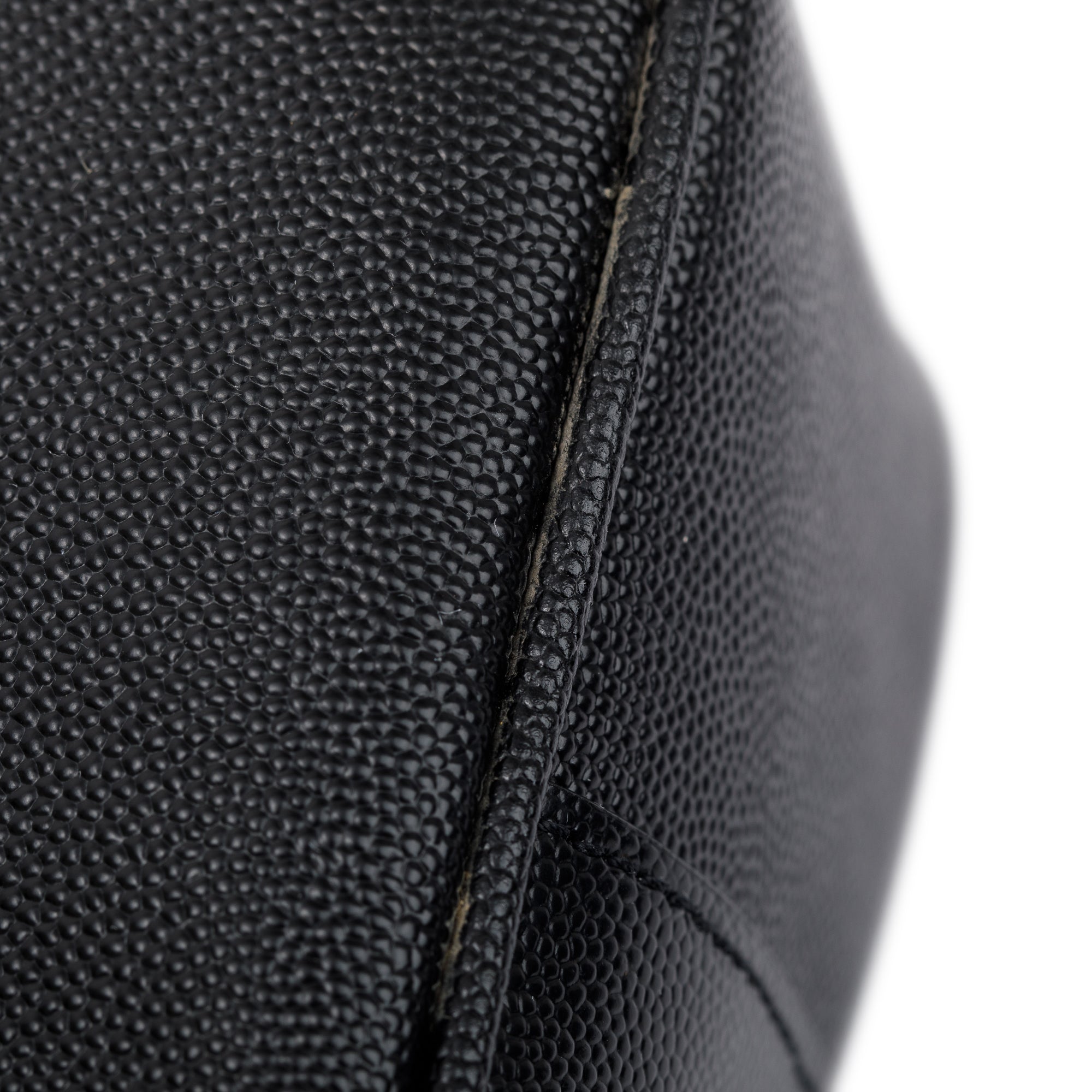 Saint Laurent 2023 Black Calfskin Leather Double Zip Cosmetic Case w/ Box