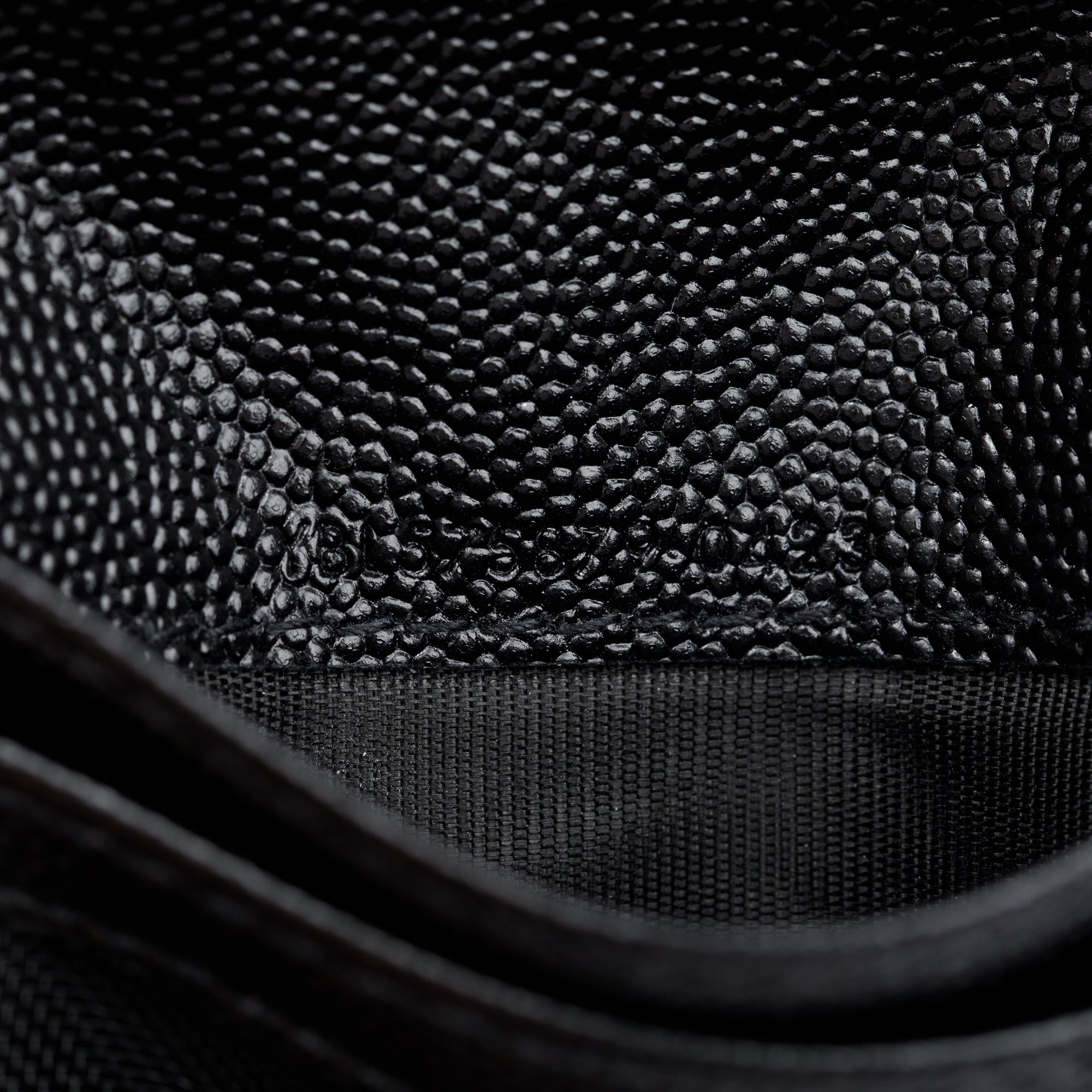 Saint Laurent 2023 Black Grain de Poudre Leather Cassandre Matelasse Bi-Fold Wallet w/ Box